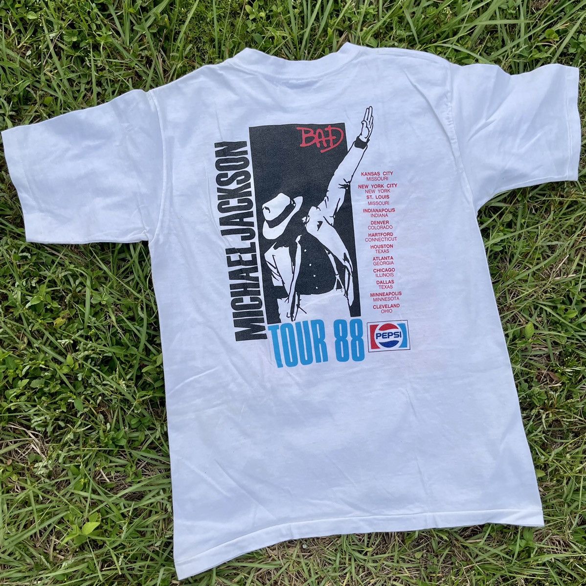 マイケル・ジャクソン BAD tour 88 Tシャツ