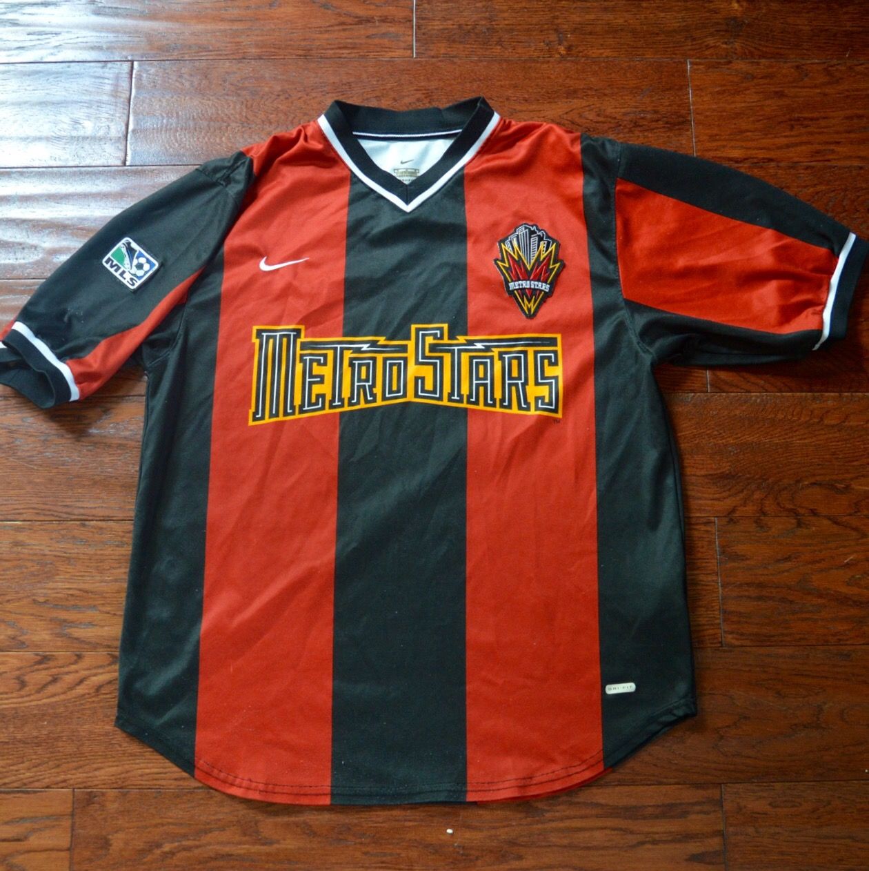 Nike Vintage 90s MetroStars MLS Soccer Jersey Size US M / EU 48-50 / 2 - 1 Preview