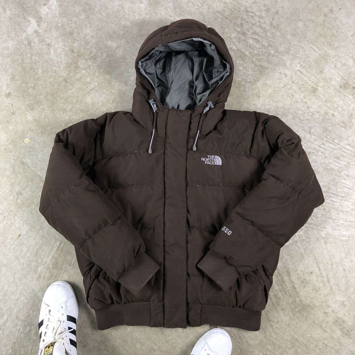 The North Face The north face 550 hooded bomber jacket Travis Scott style