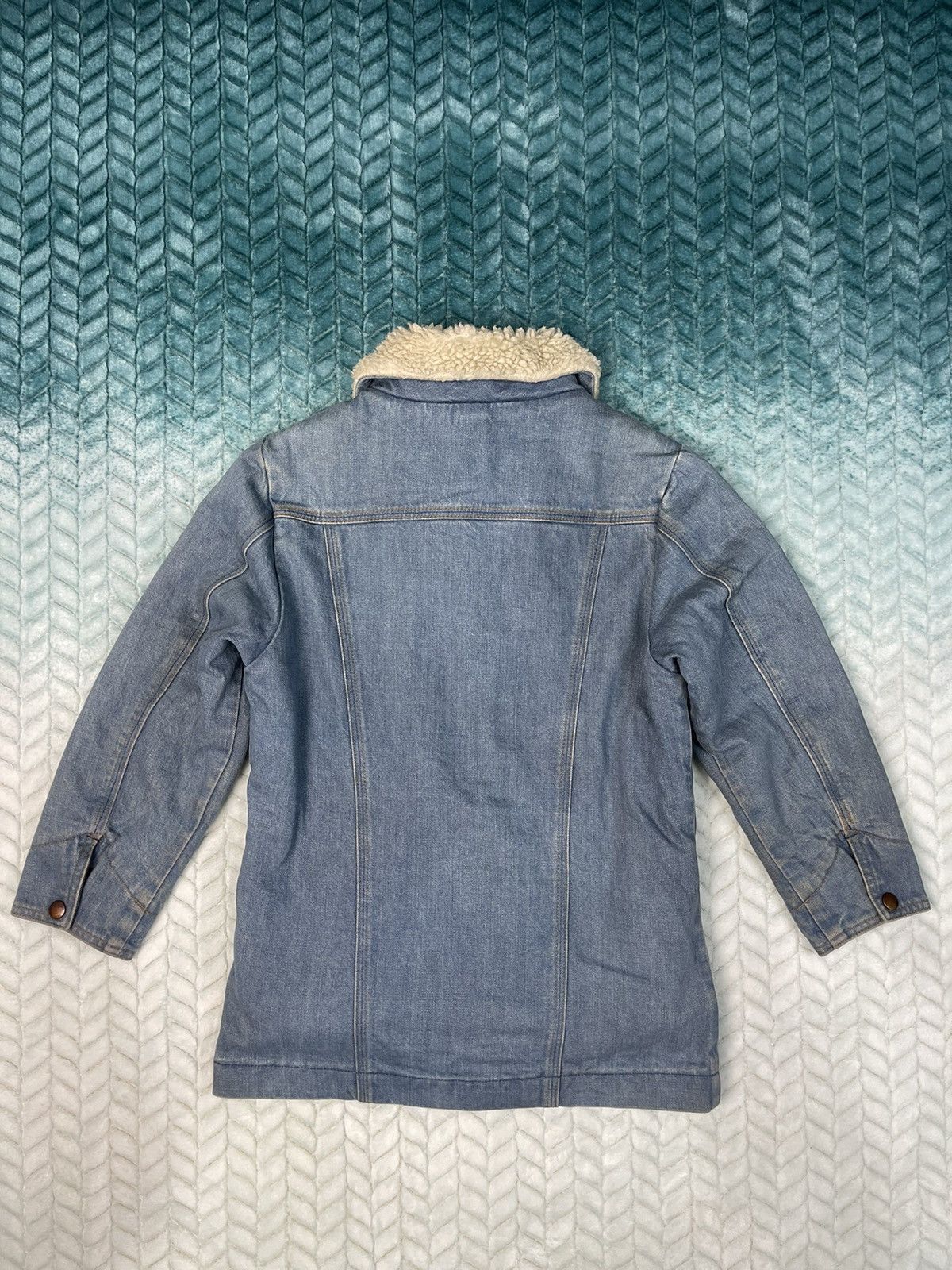 Vintage Special design Imparchthye Kerri Sherpa Button Denim Jacket Size US XS / EU 42 / 0 - 15 Thumbnail