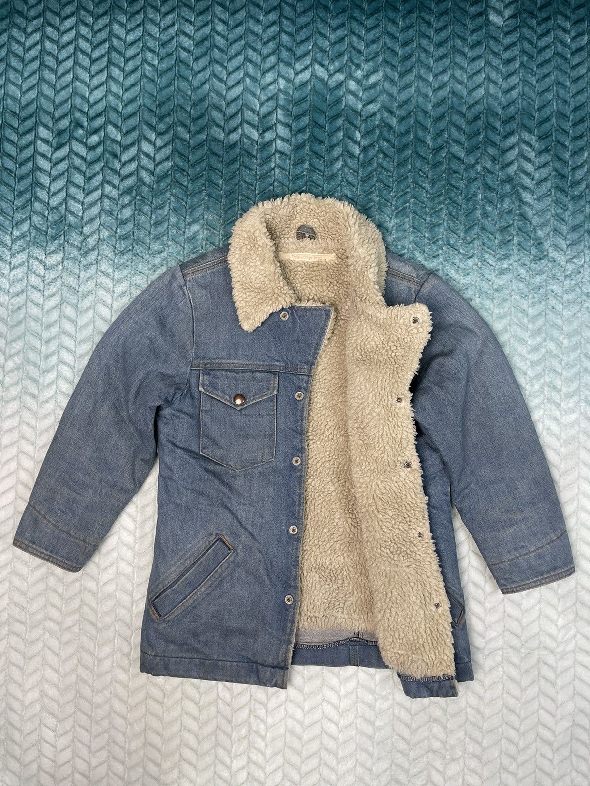 Vintage Special design Imparchthye Kerri Sherpa Button Denim Jacket Size US XS / EU 42 / 0 - 1 Preview