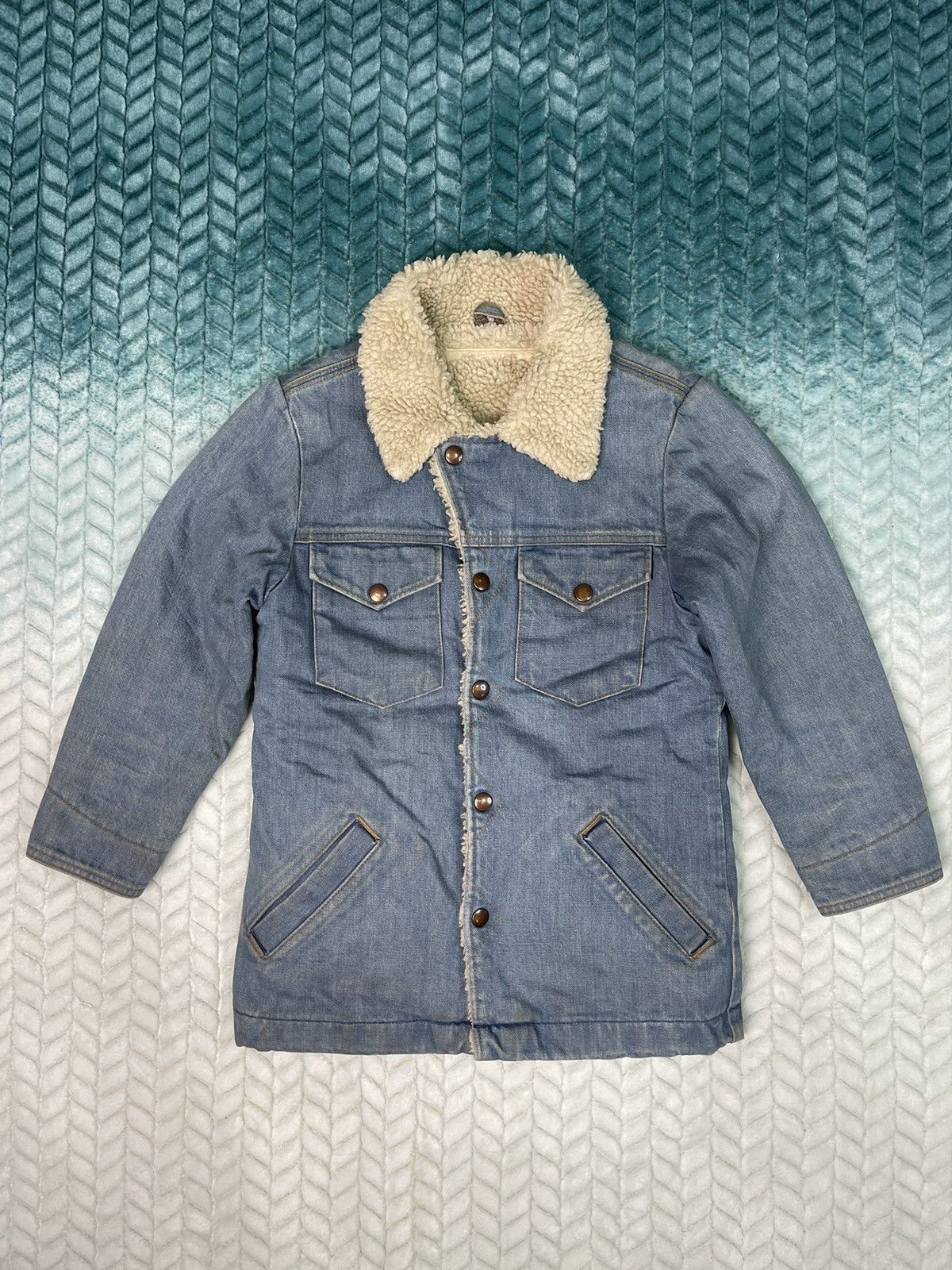 Vintage Special design Imparchthye Kerri Sherpa Button Denim Jacket Size US XS / EU 42 / 0 - 2 Preview