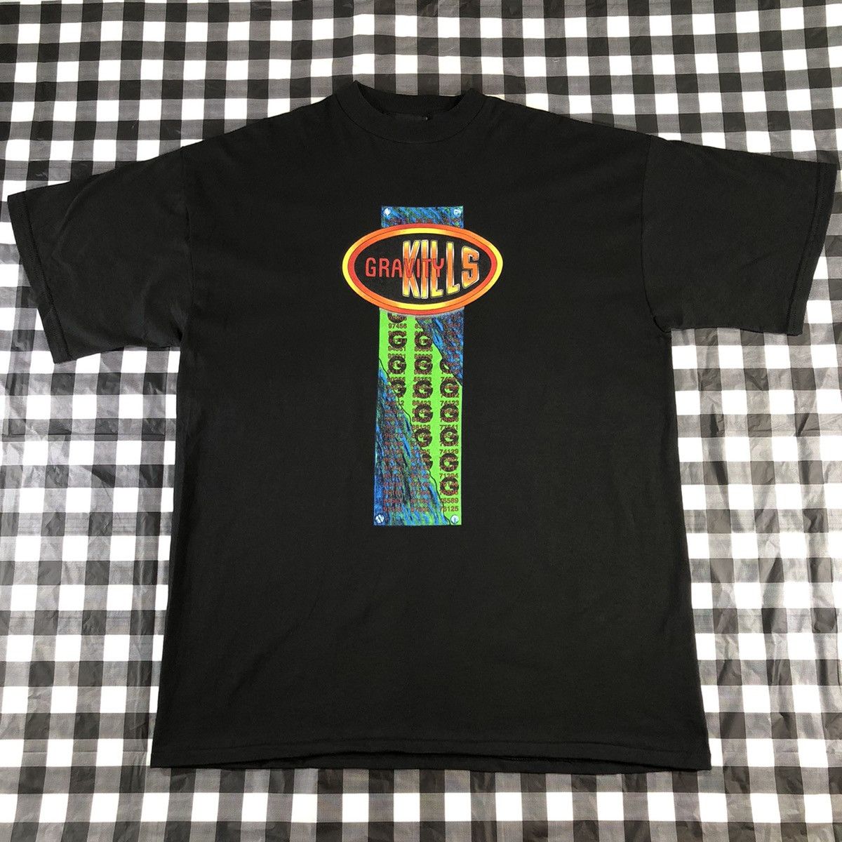 Band Tees × Giant × Vintage Gravity Kills Numbers Rock Band Vintage Tour T shirt Size US XL / EU 56 / 4 - 1 Thumbnail