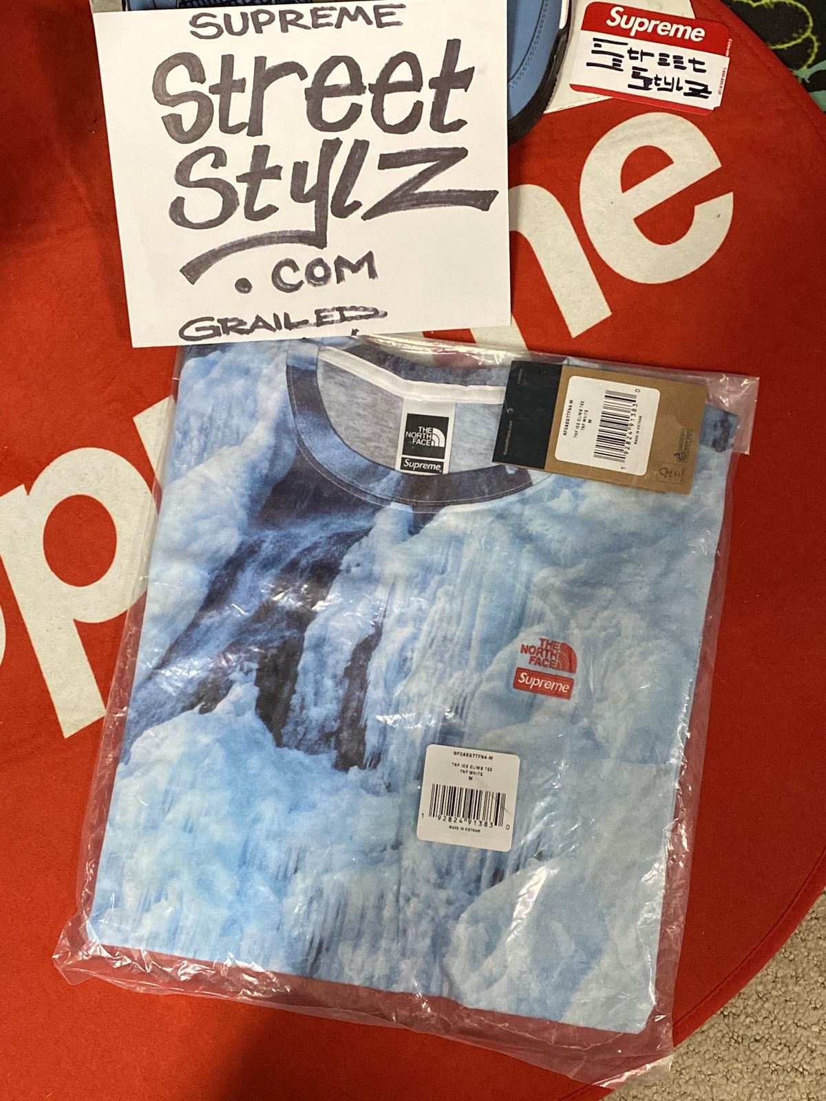 Supreme North Face Ice Climb T Shirt | Grailed