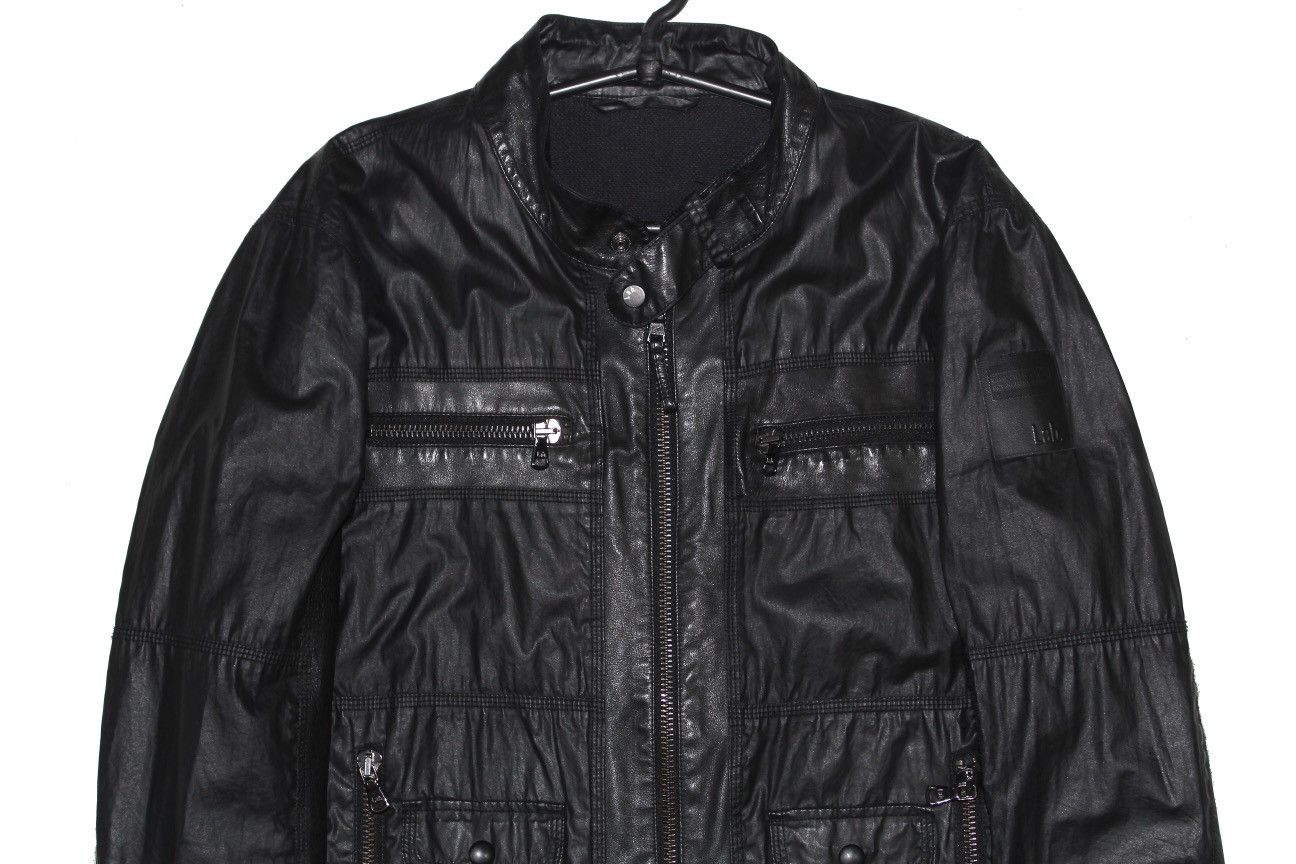 Pal Zileri Pal Zileri LAB black leather & nylon jacket Size US M / EU 48-50 / 2 - 2 Thumbnail