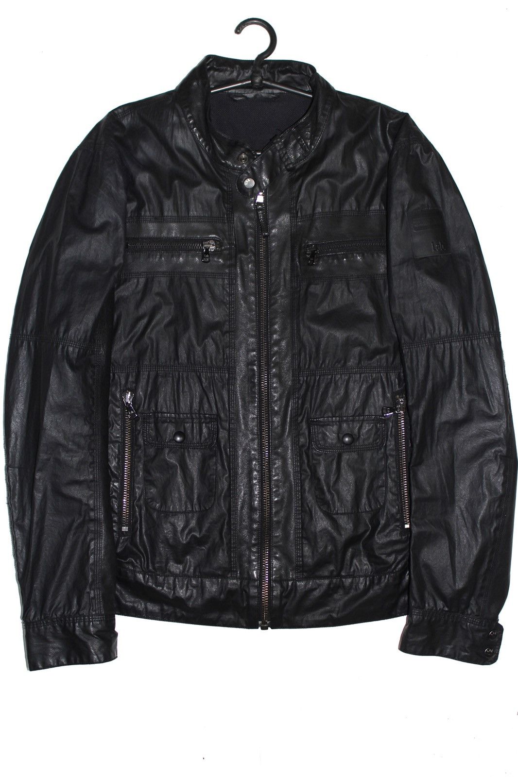 Pal Zileri Pal Zileri LAB black leather & nylon jacket Size US M / EU 48-50 / 2 - 1 Thumbnail
