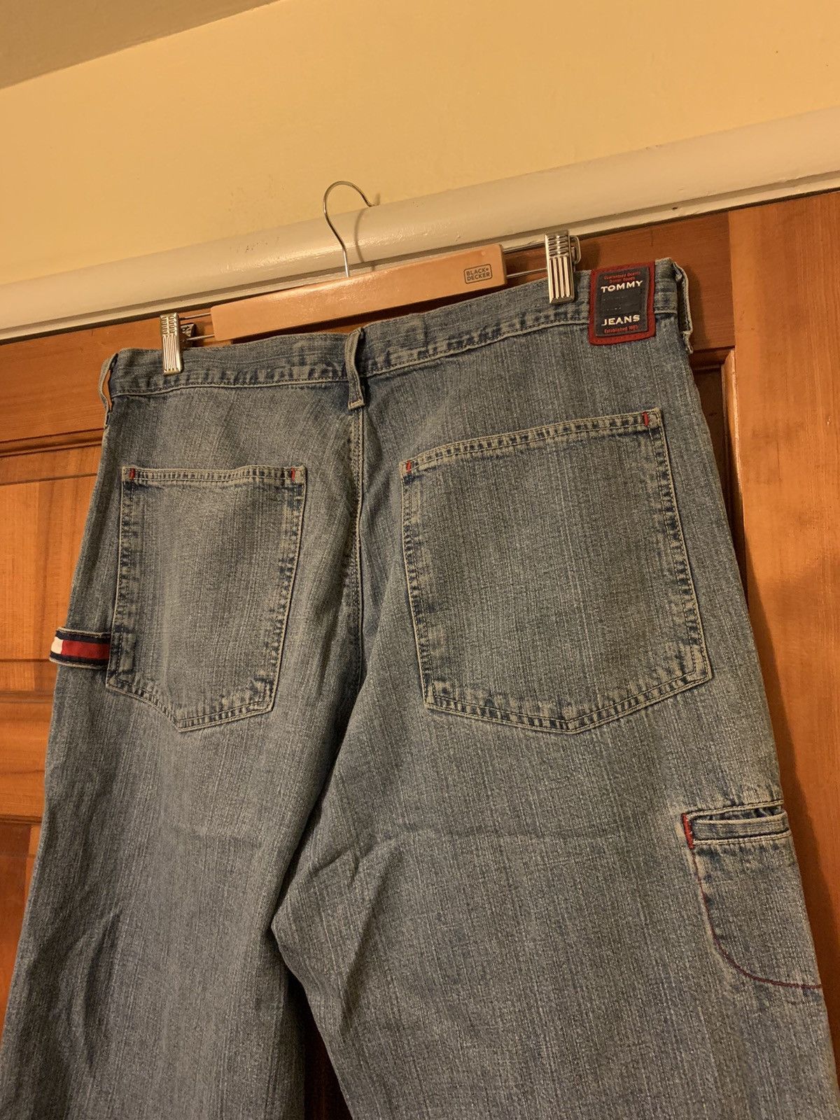 Tommy Hilfiger × Tommy Jeans × Vintage *RARE* Vintage Tommy Hilfiger Carpenter Denim Jeans -36 x 30 Size US 36 / EU 52 - 5 Thumbnail