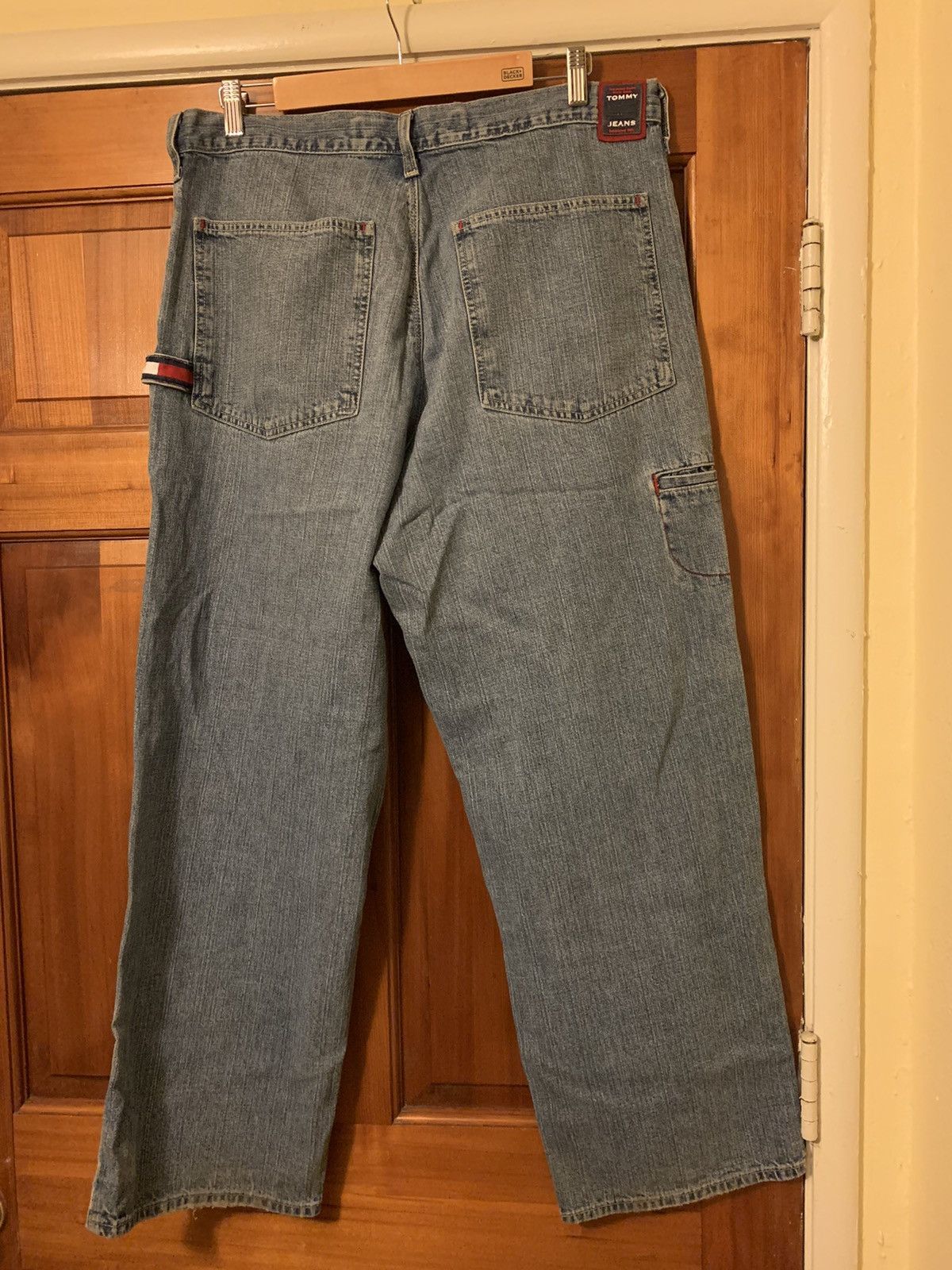 Tommy Hilfiger × Tommy Jeans × Vintage *RARE* Vintage Tommy Hilfiger Carpenter Denim Jeans -36 x 30 Size US 36 / EU 52 - 3 Thumbnail