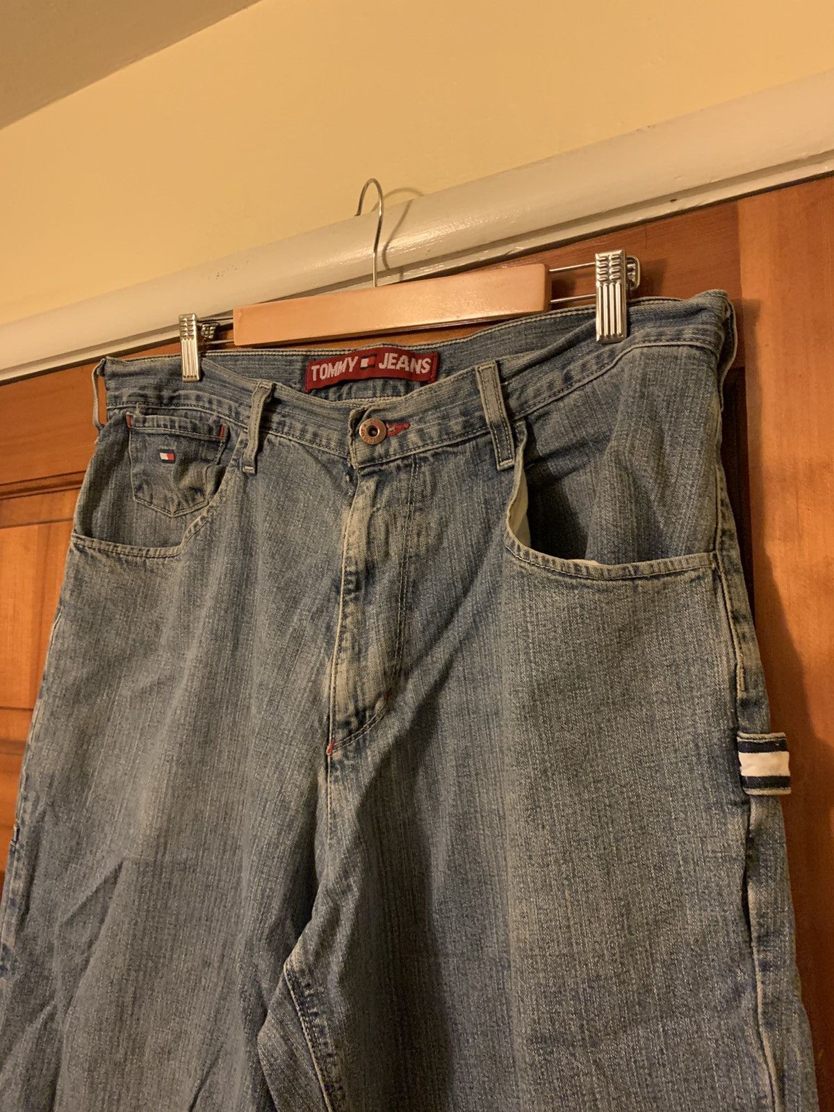 Tommy Hilfiger × Tommy Jeans × Vintage *RARE* Vintage Tommy Hilfiger Carpenter Denim Jeans -36 x 30 Size US 36 / EU 52 - 2 Thumbnail