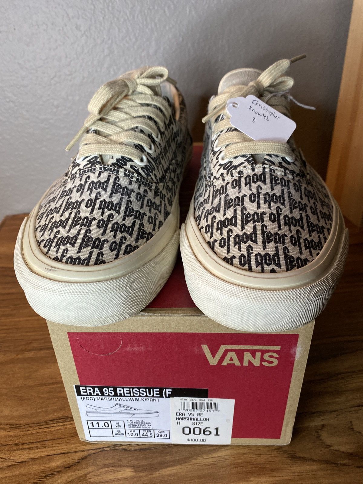 Vans Vans x Fear of God Era 95 Reissue Grailed