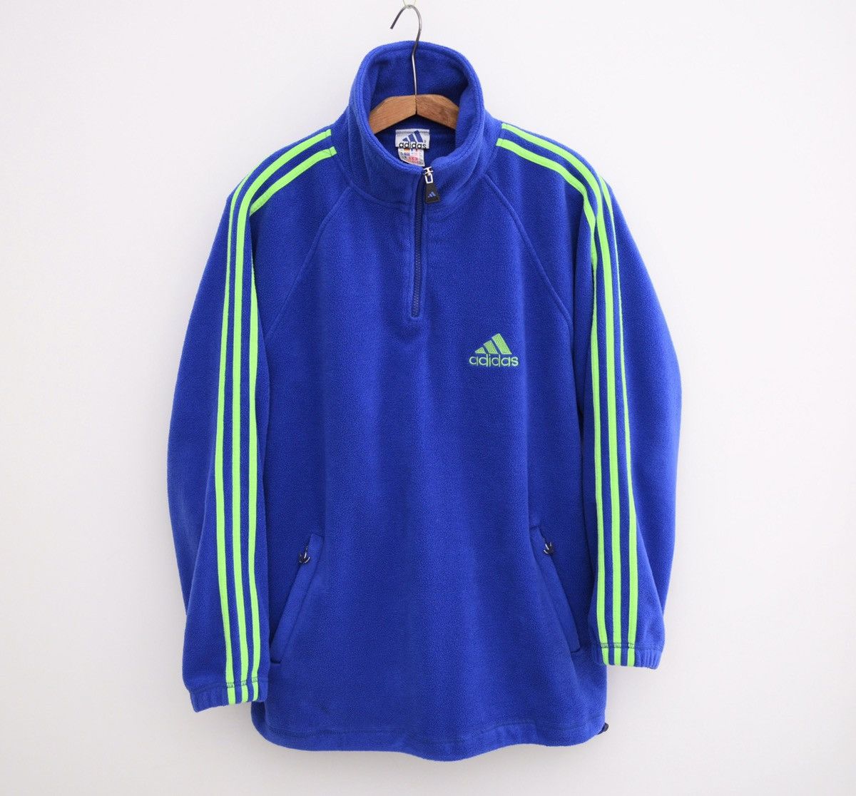 Adidas vintage half zip online