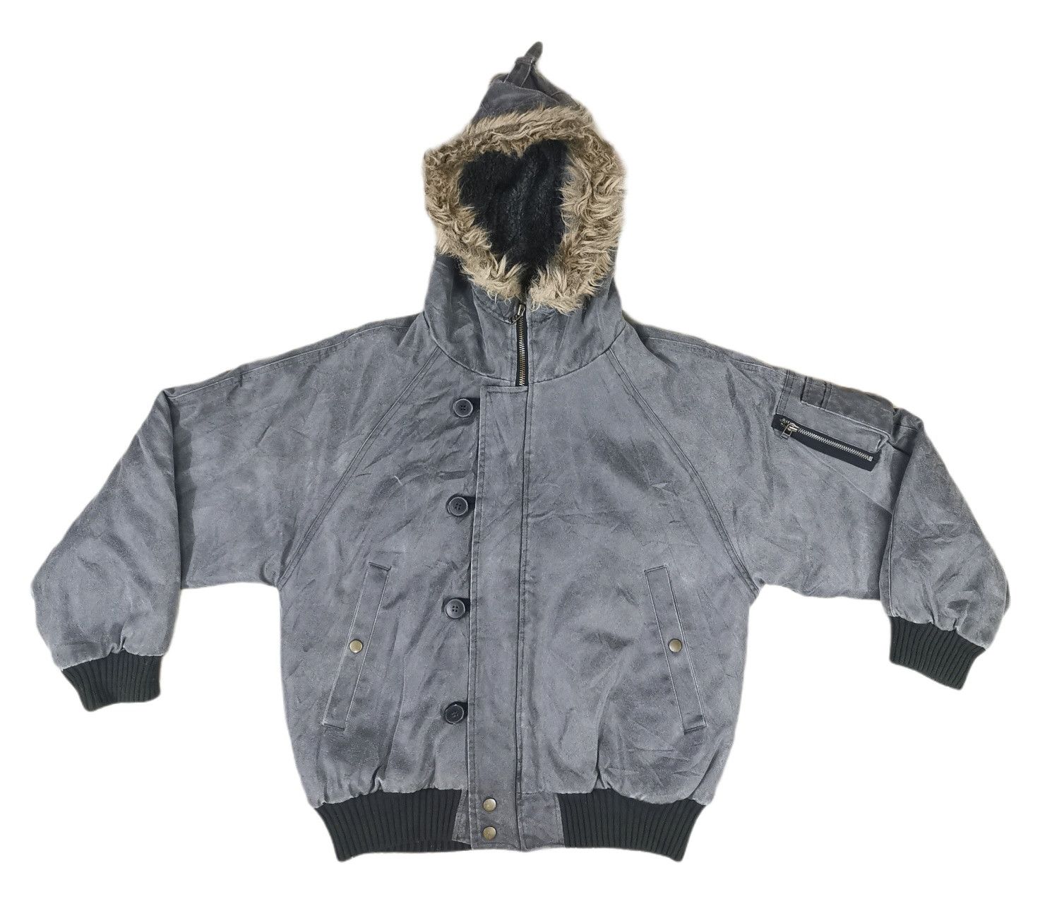 If Six Was Nine × Japanese Brand Danbery Homme MA-1 Hoodie Bomber Jacket Size US M / EU 48-50 / 2 - 1 Thumbnail