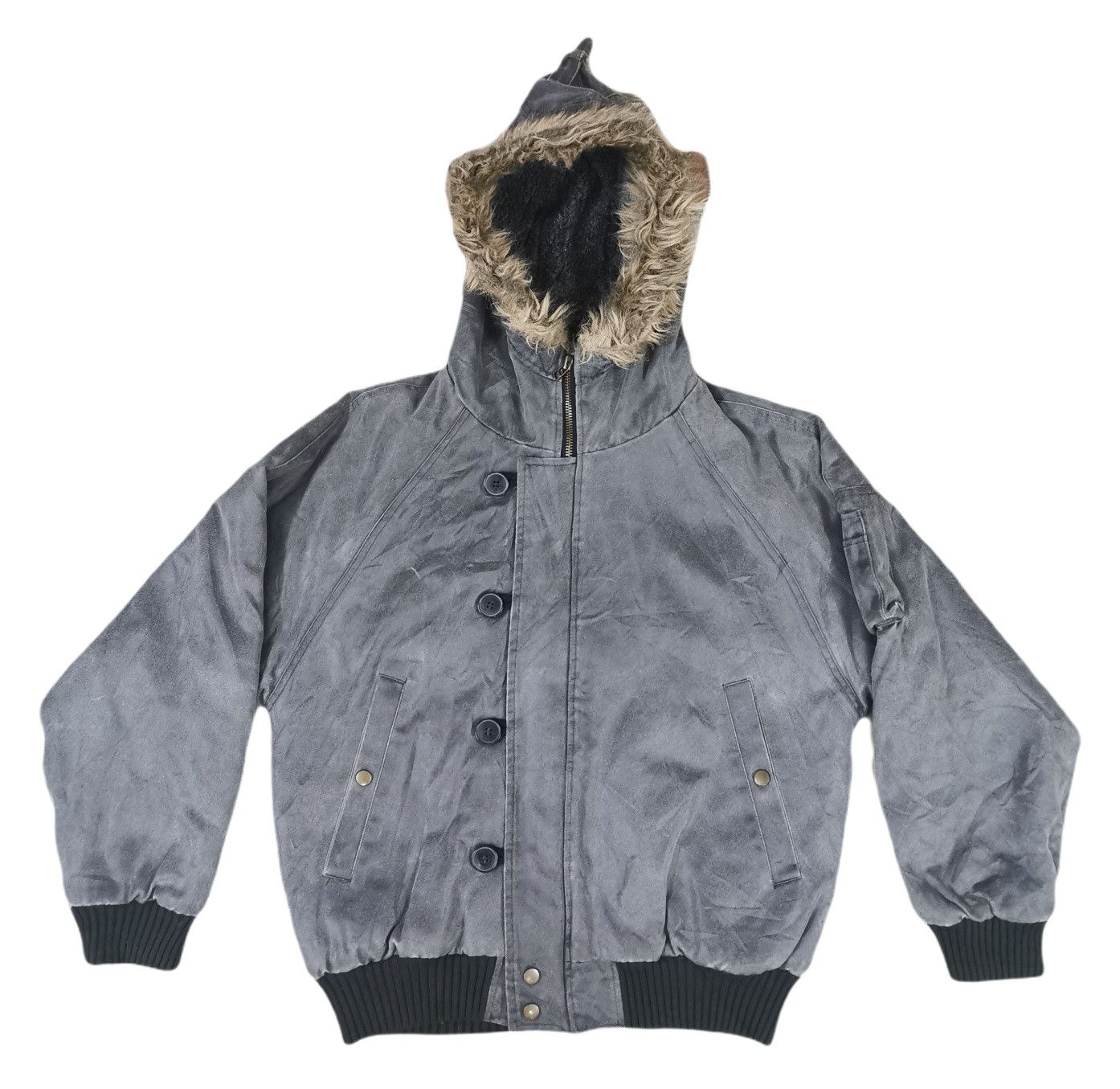 If Six Was Nine × Japanese Brand Danbery Homme MA-1 Hoodie Bomber Jacket Size US M / EU 48-50 / 2 - 2 Thumbnail
