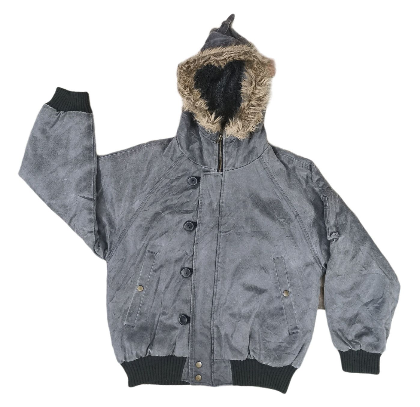 If Six Was Nine × Japanese Brand Danbery Homme MA-1 Hoodie Bomber Jacket Size US M / EU 48-50 / 2 - 3 Thumbnail