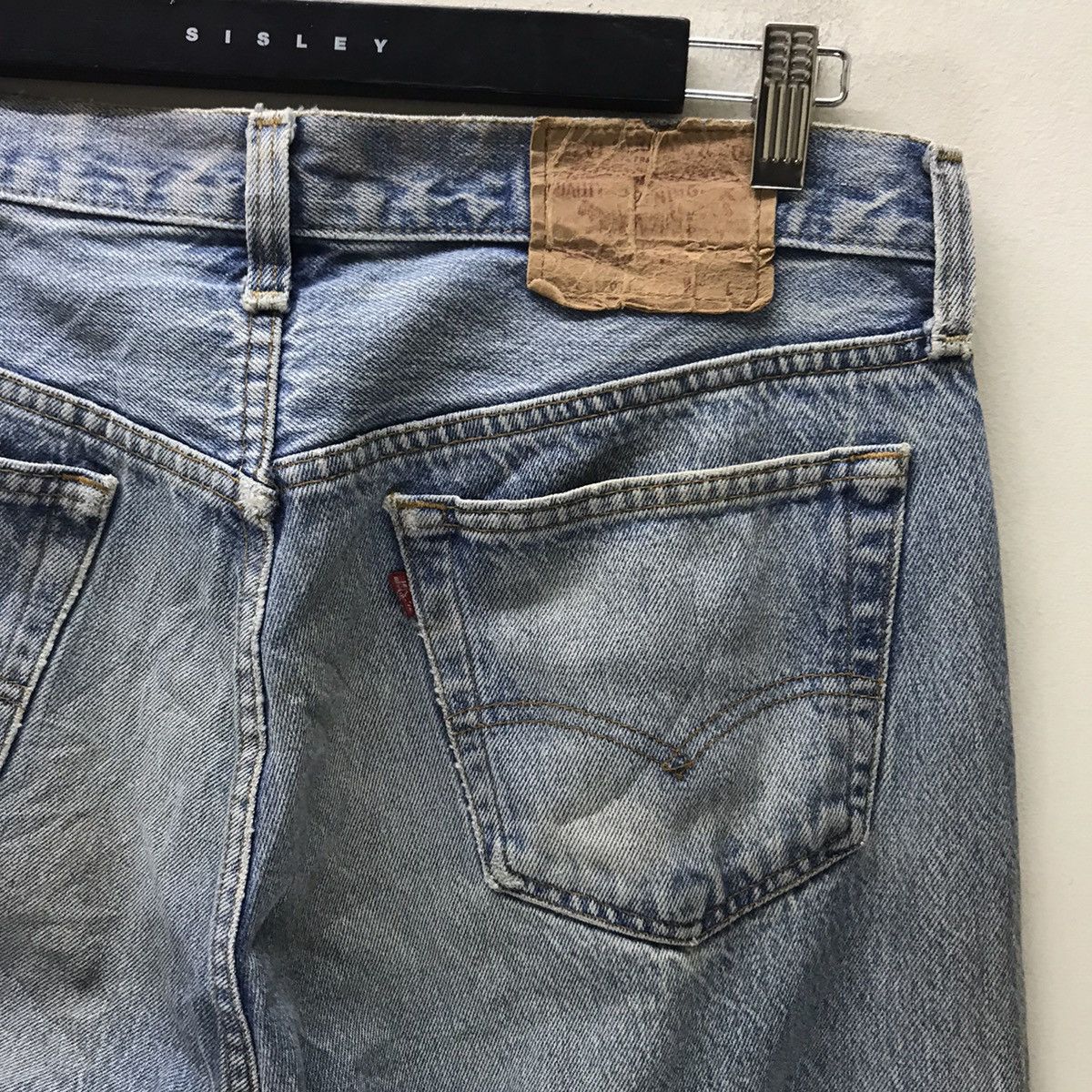 Levi's Vintage Levis 501 Mudwash Distressed Denim Jeans Size US 34 / EU 50 - 13 Thumbnail