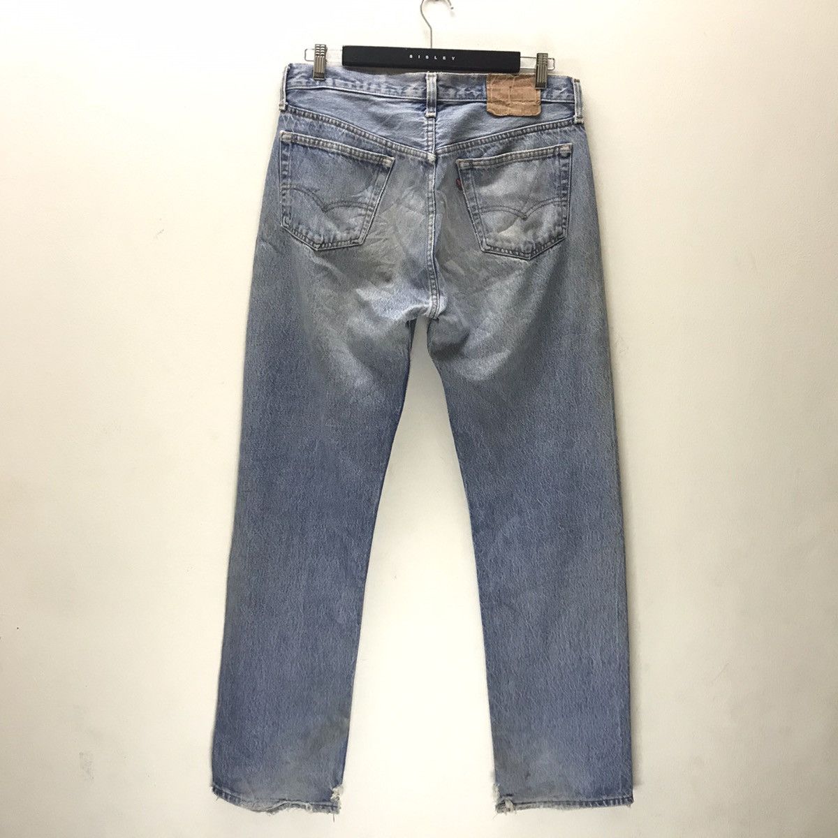 Levi's Vintage Levis 501 Mudwash Distressed Denim Jeans Size US 34 / EU 50 - 10 Thumbnail