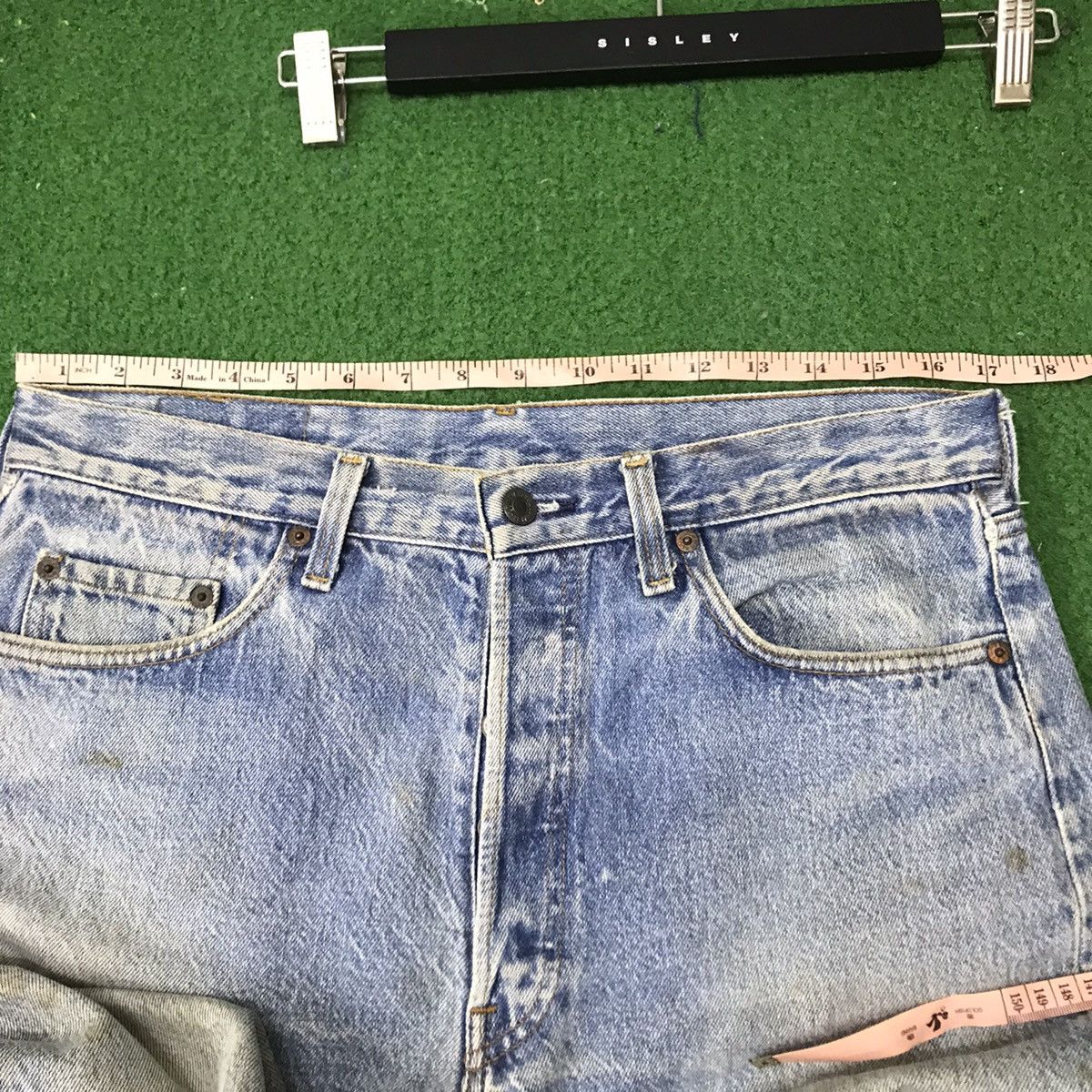 Levi's Vintage Levis 501 Mudwash Distressed Denim Jeans Size US 34 / EU 50 - 22 Thumbnail