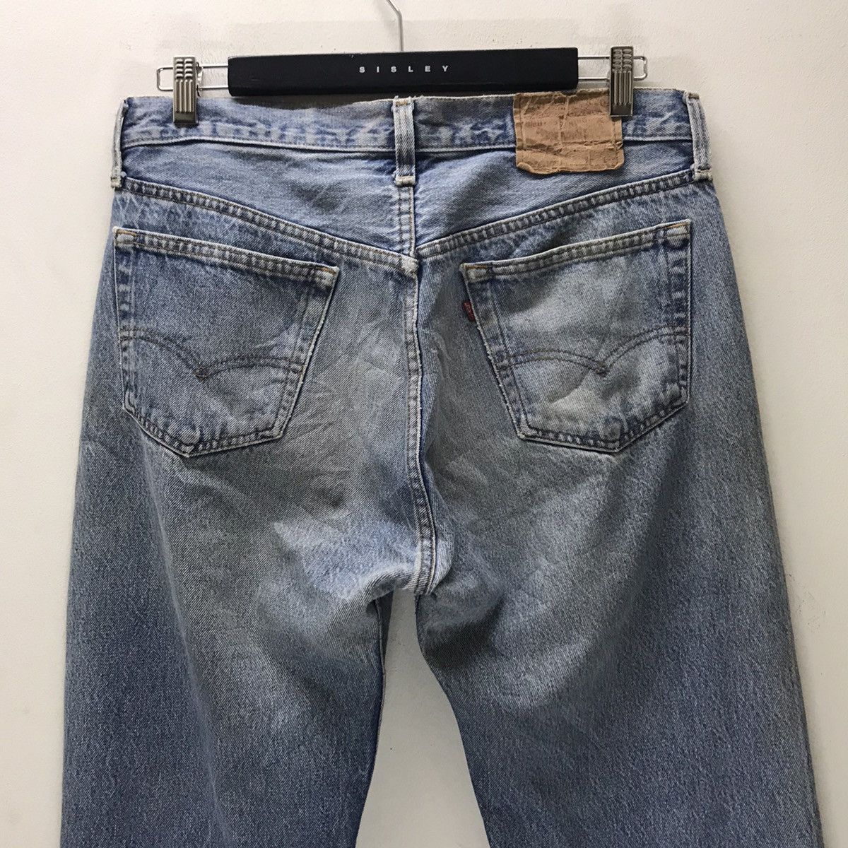 Levi's Vintage Levis 501 Mudwash Distressed Denim Jeans Size US 34 / EU 50 - 11 Thumbnail