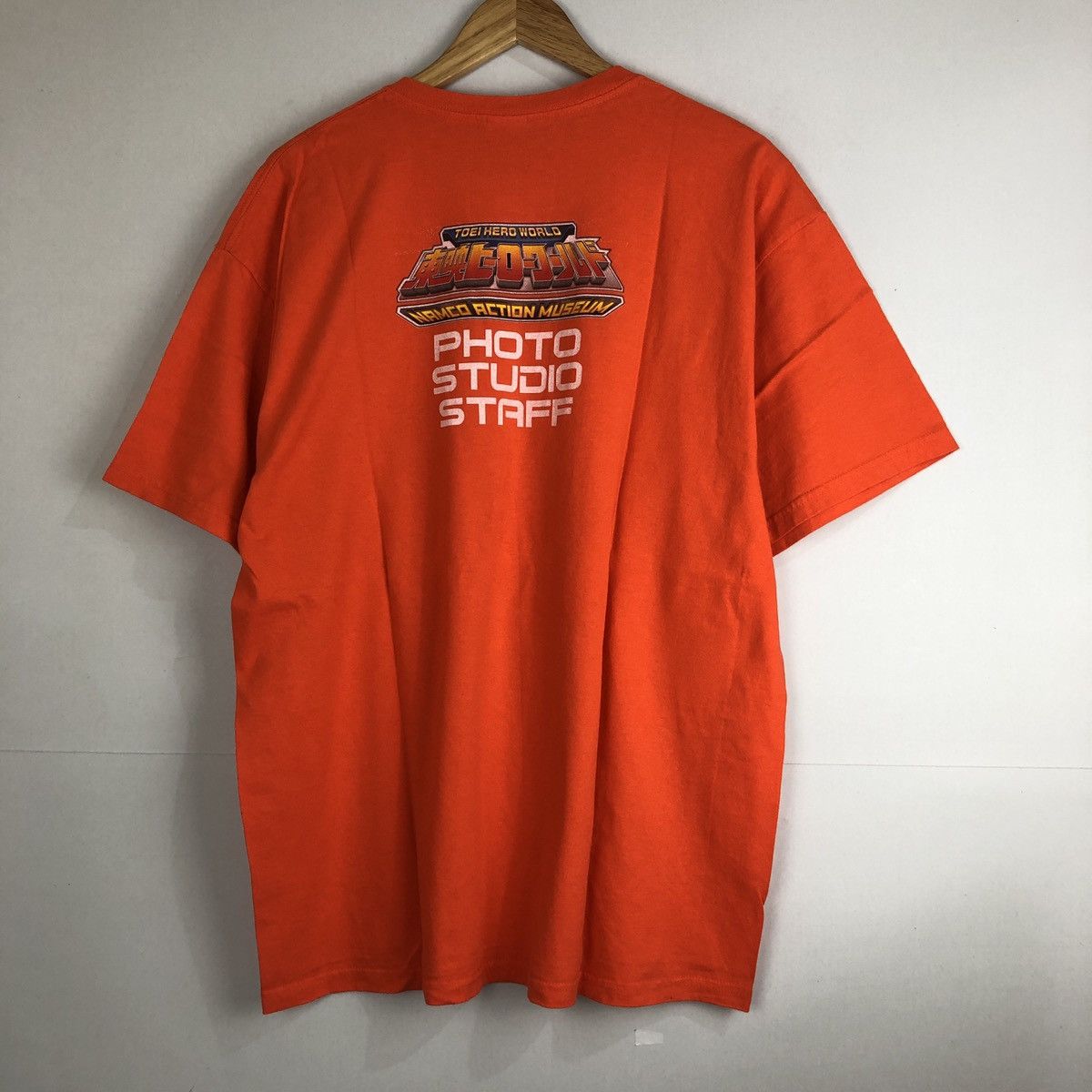 Japanese Brand Toei Hero World Namco Action Museum Staff T-Shirt | Grailed