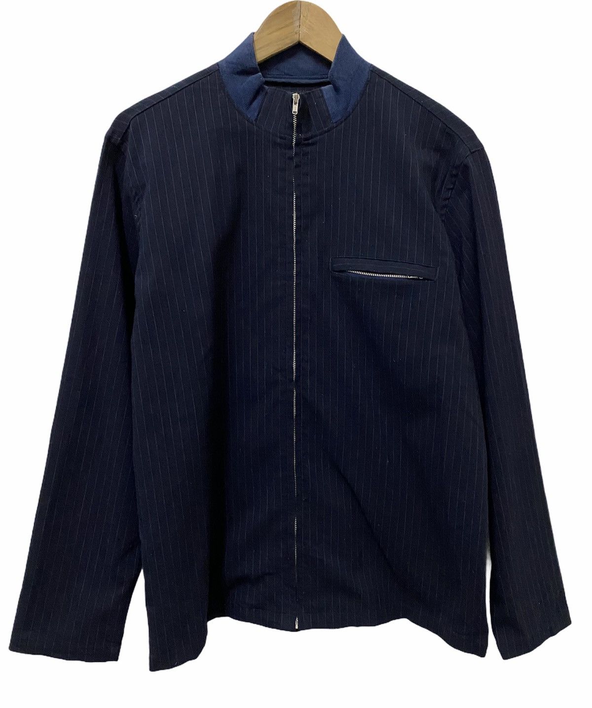 Beams Plus 🔥Iconic Vintage Beams Stripes Minimalist Zipper Jacket Size US M / EU 48-50 / 2 - 1 Thumbnail