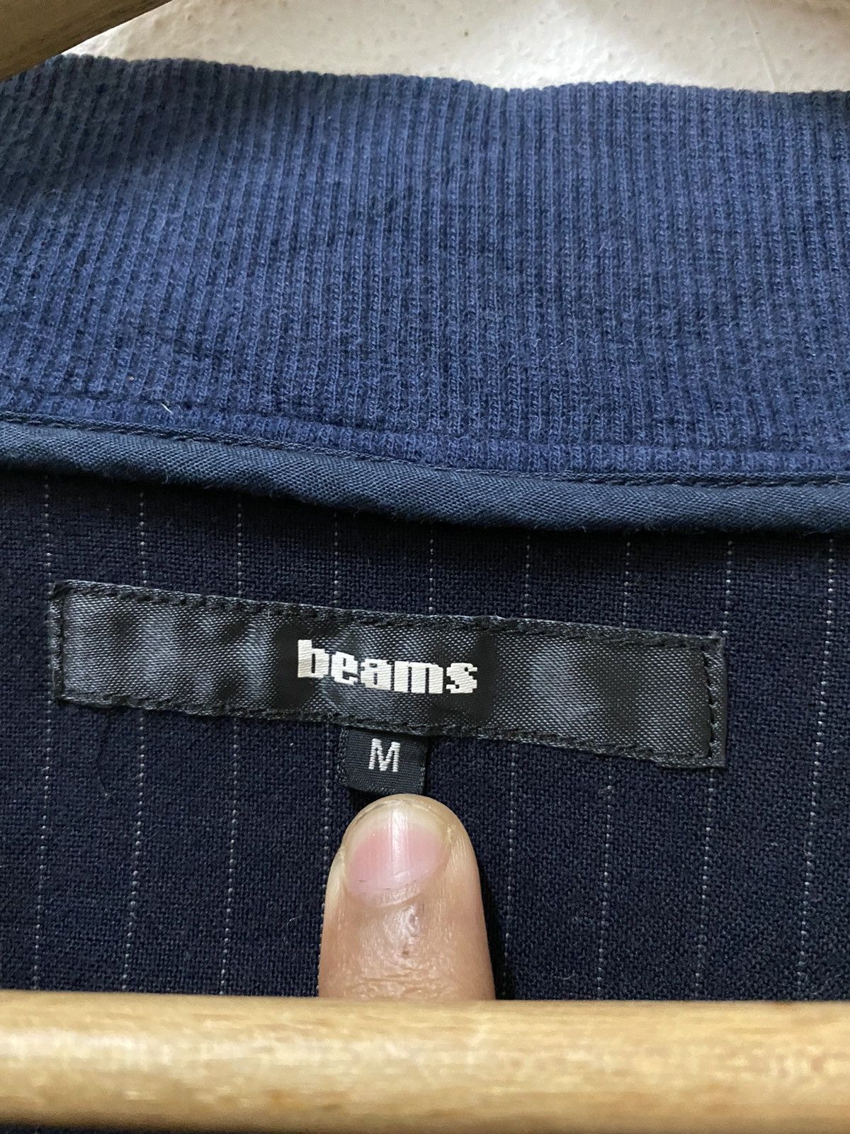 Beams Plus 🔥Iconic Vintage Beams Stripes Minimalist Zipper Jacket Size US M / EU 48-50 / 2 - 5 Thumbnail