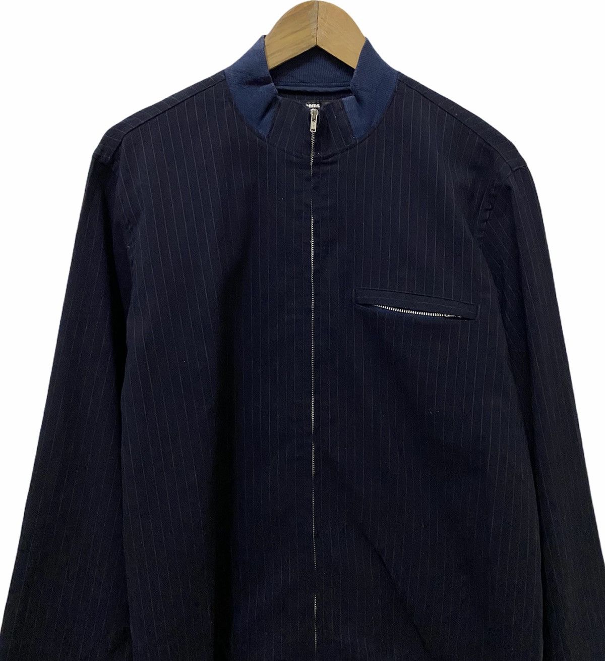 Beams Plus 🔥Iconic Vintage Beams Stripes Minimalist Zipper Jacket Size US M / EU 48-50 / 2 - 2 Thumbnail