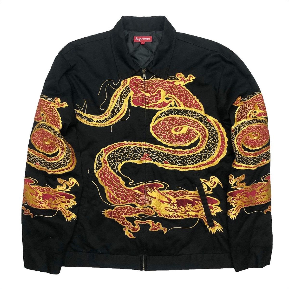 Supreme Supreme Dragon Work Jacket Grailed