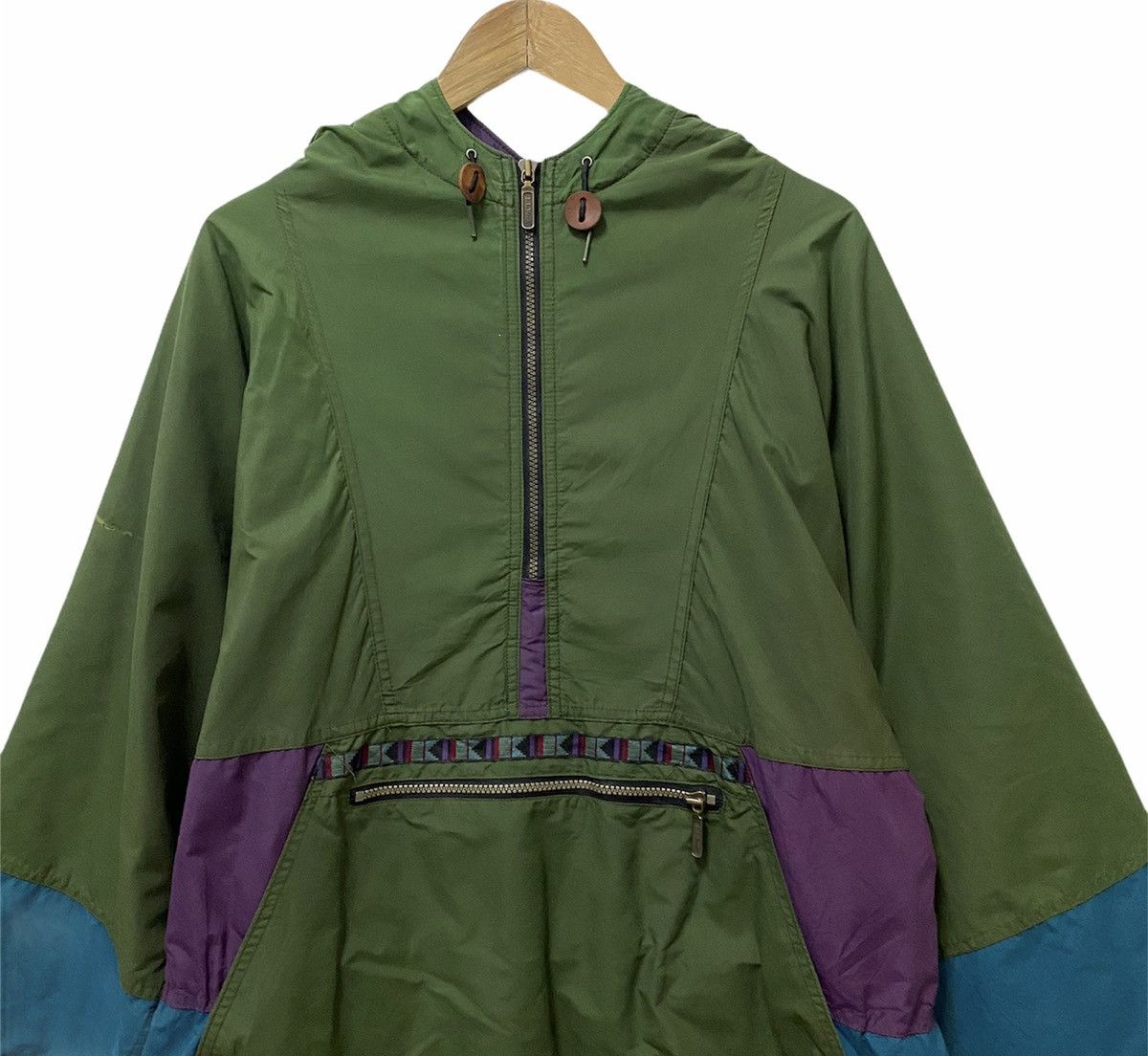 L.L. Bean 🔥Vintage 80s Oversized L.L Bean Half Zipper Pullover Jacket Size US XL / EU 56 / 4 - 4 Thumbnail