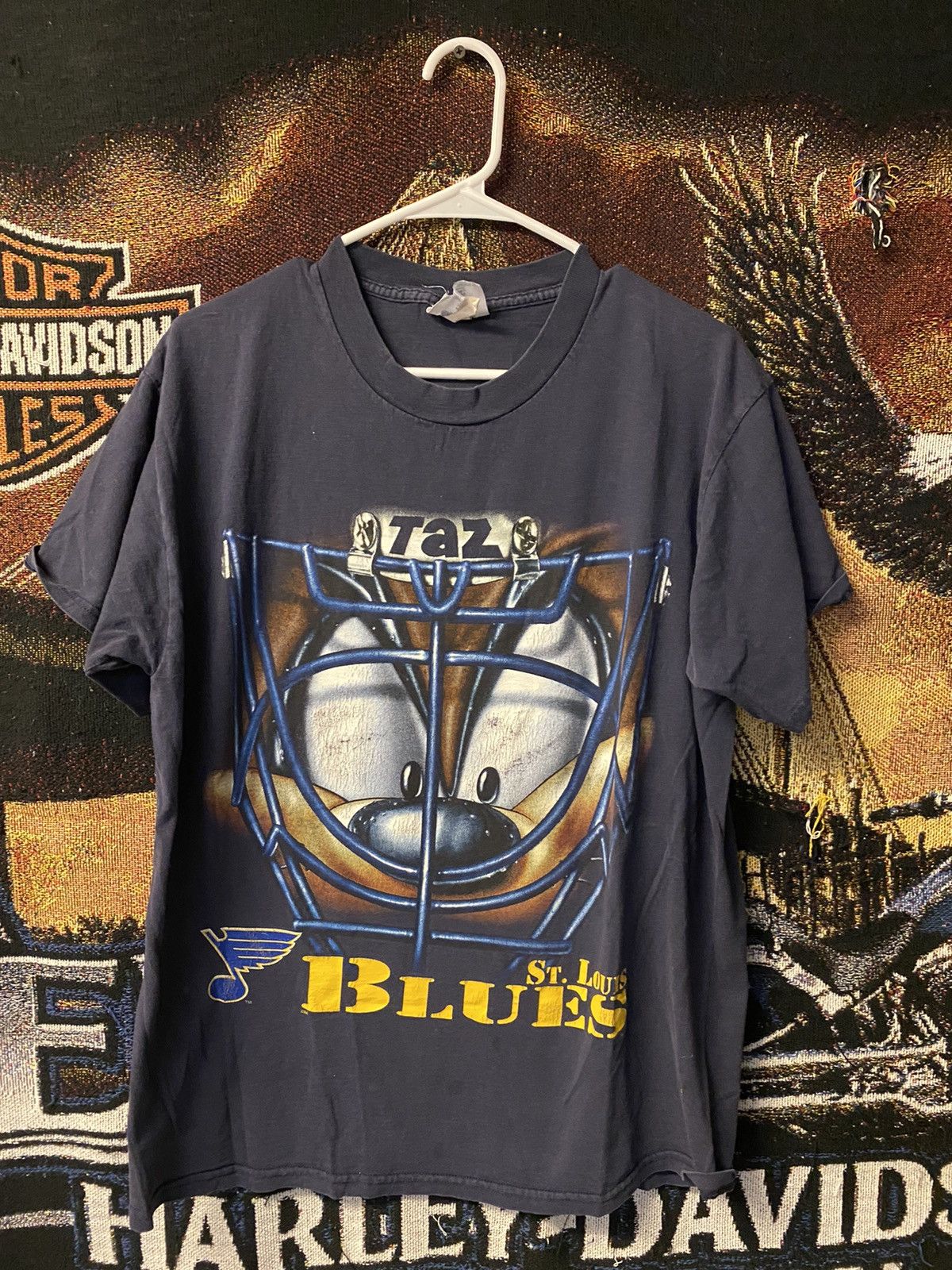 St Louis Blues Taz T shirt Adult Unisex Size S-3XL for men and