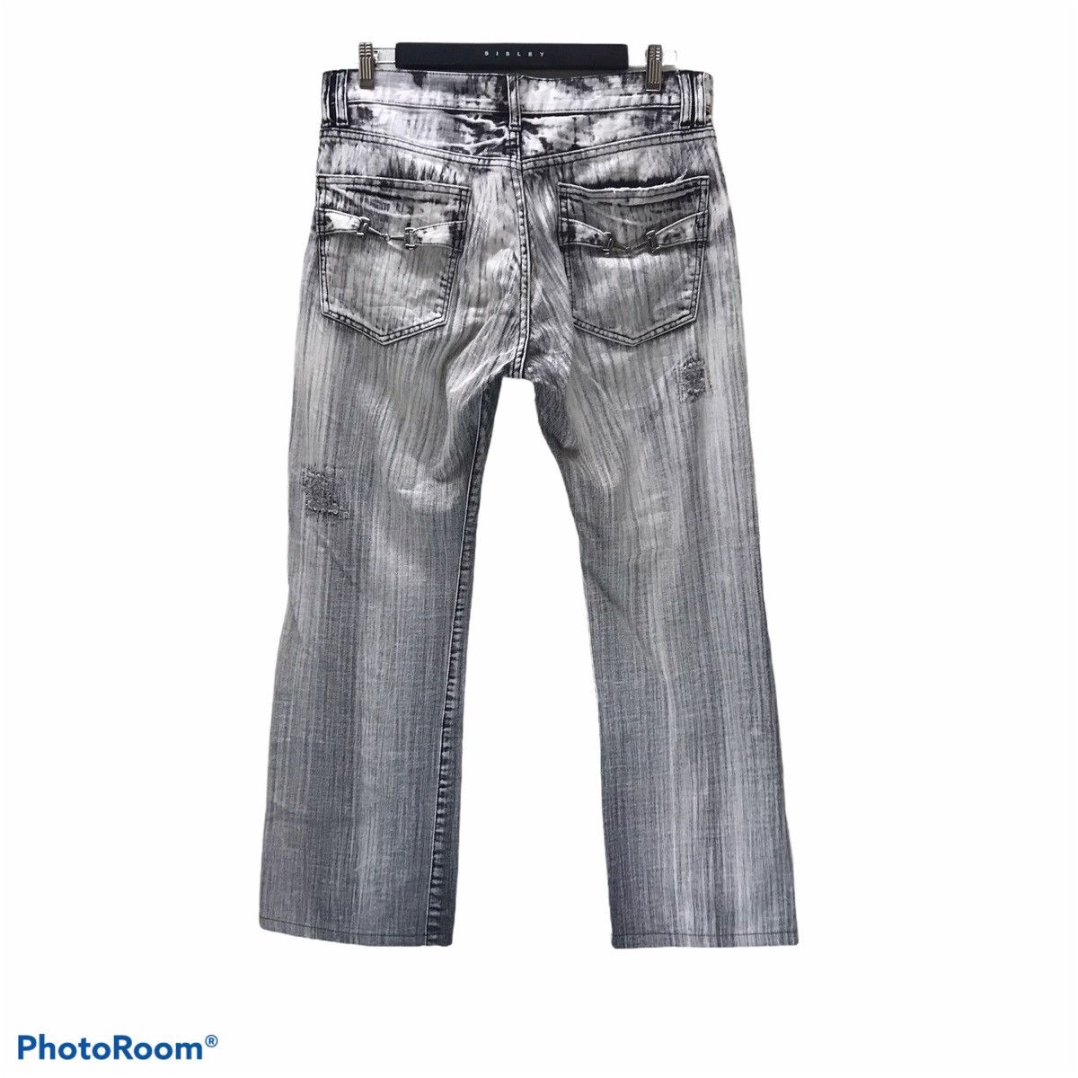 Japanese Brand Japanese Brand Distressed Denim Acid Wash Jeans Size US 33 - 2 Thumbnail