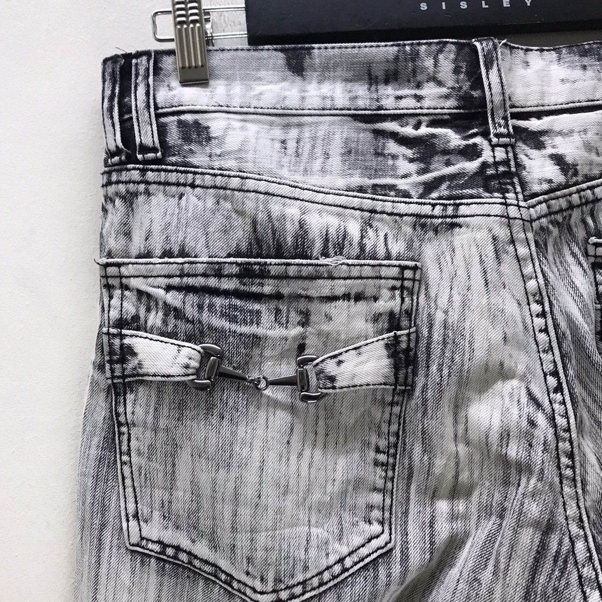 Japanese Brand Japanese Brand Distressed Denim Acid Wash Jeans Size US 33 - 11 Thumbnail