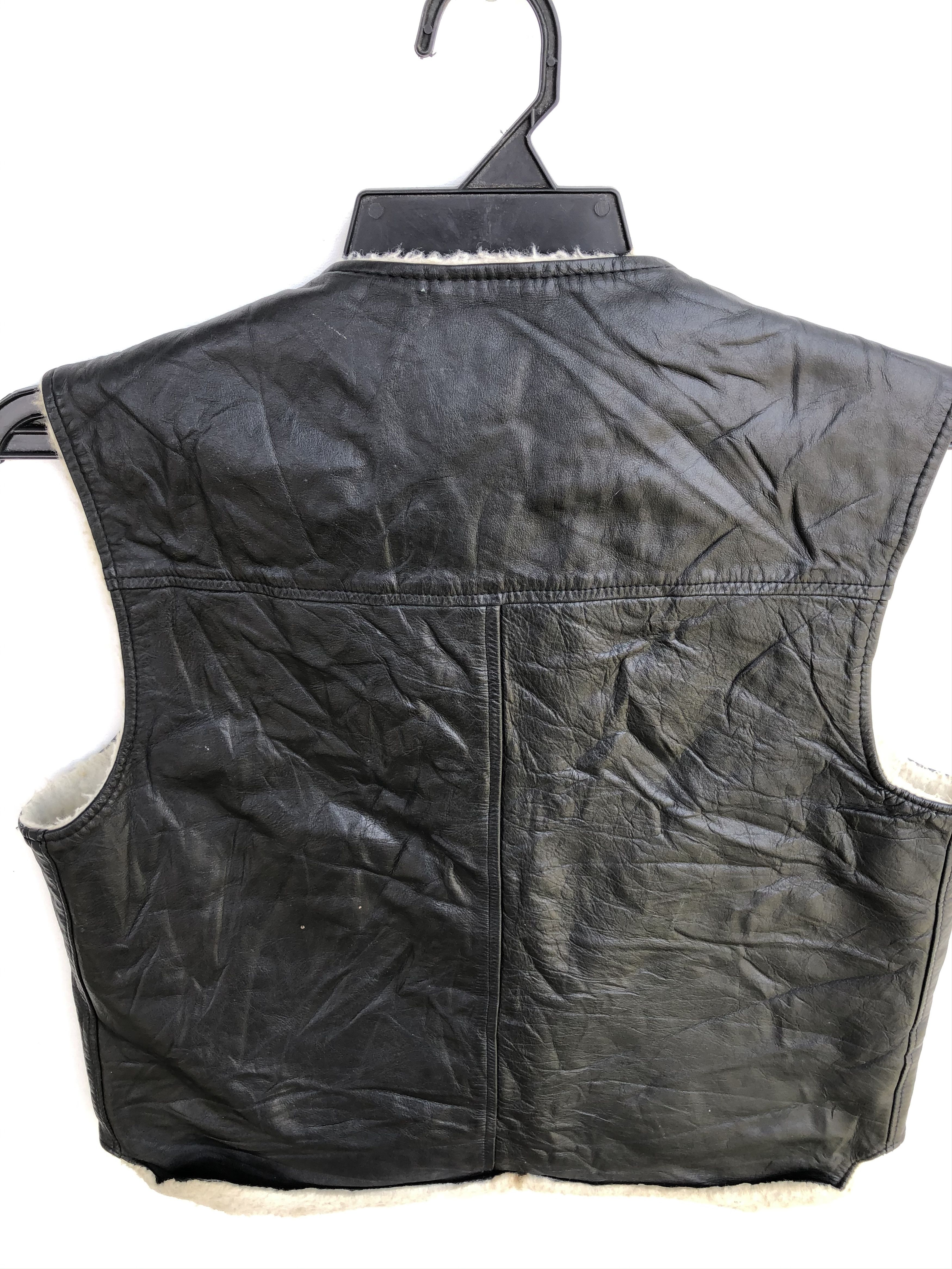 Harley Davidson × Vintage VINTAGE HARLEY DAVIDSON LEATHER VEST Size US M / EU 48-50 / 2 - 3 Thumbnail