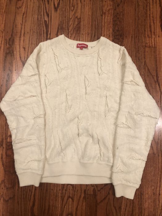 Supreme textured pattern store sweater