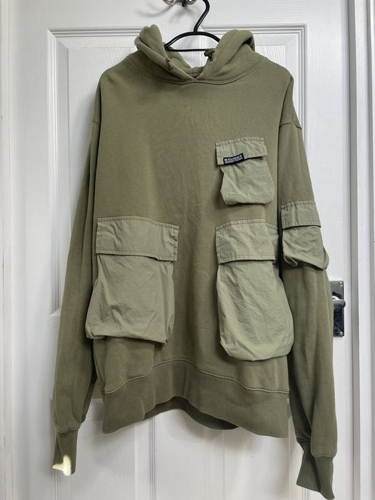 Stussy cargo fleece hoodie hot sale