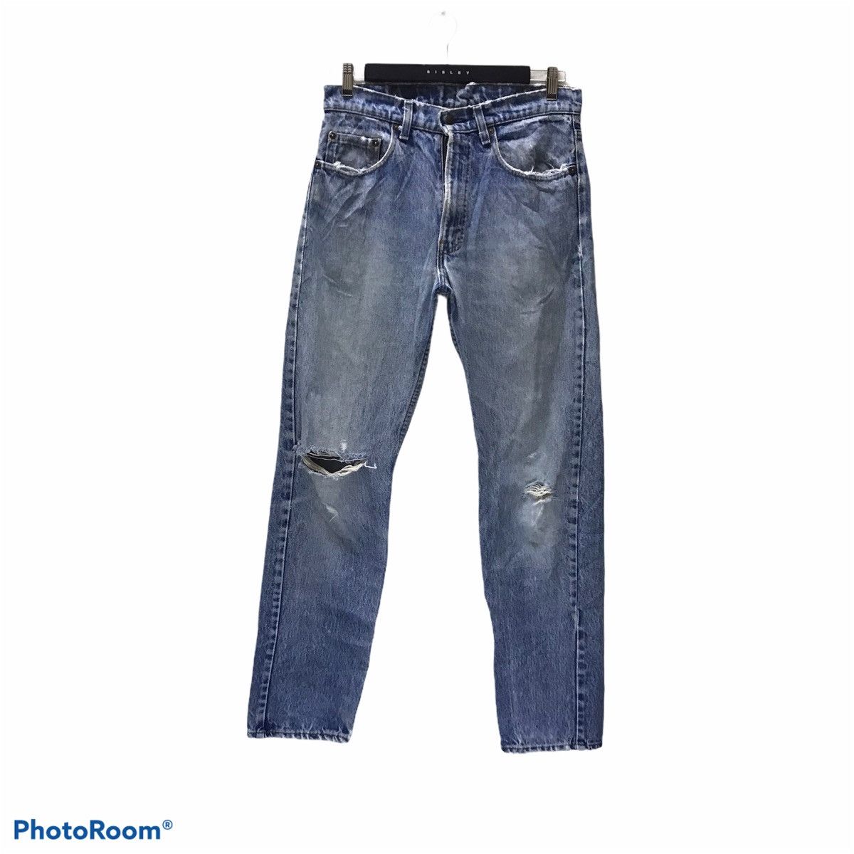 Levi's Vintage 80s Levis 505 Distressed Jeans Made in USA Size US 32 / EU 48 - 1 Thumbnail