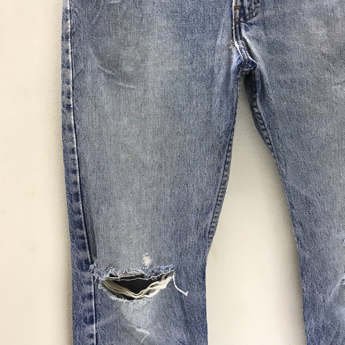 Levi's Vintage 80s Levis 505 Distressed Jeans Made in USA Size US 32 / EU 48 - 6 Thumbnail