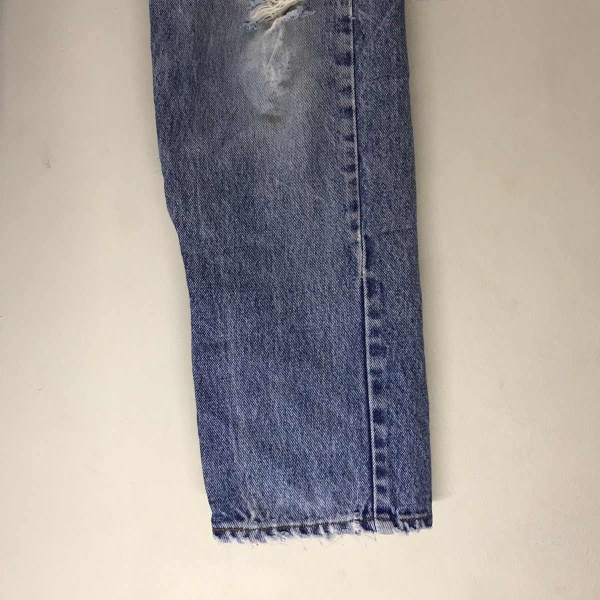 Levi's Vintage 80s Levis 505 Distressed Jeans Made in USA Size US 32 / EU 48 - 9 Thumbnail
