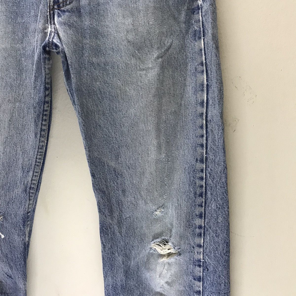 Levi's Vintage 80s Levis 505 Distressed Jeans Made in USA Size US 32 / EU 48 - 7 Thumbnail
