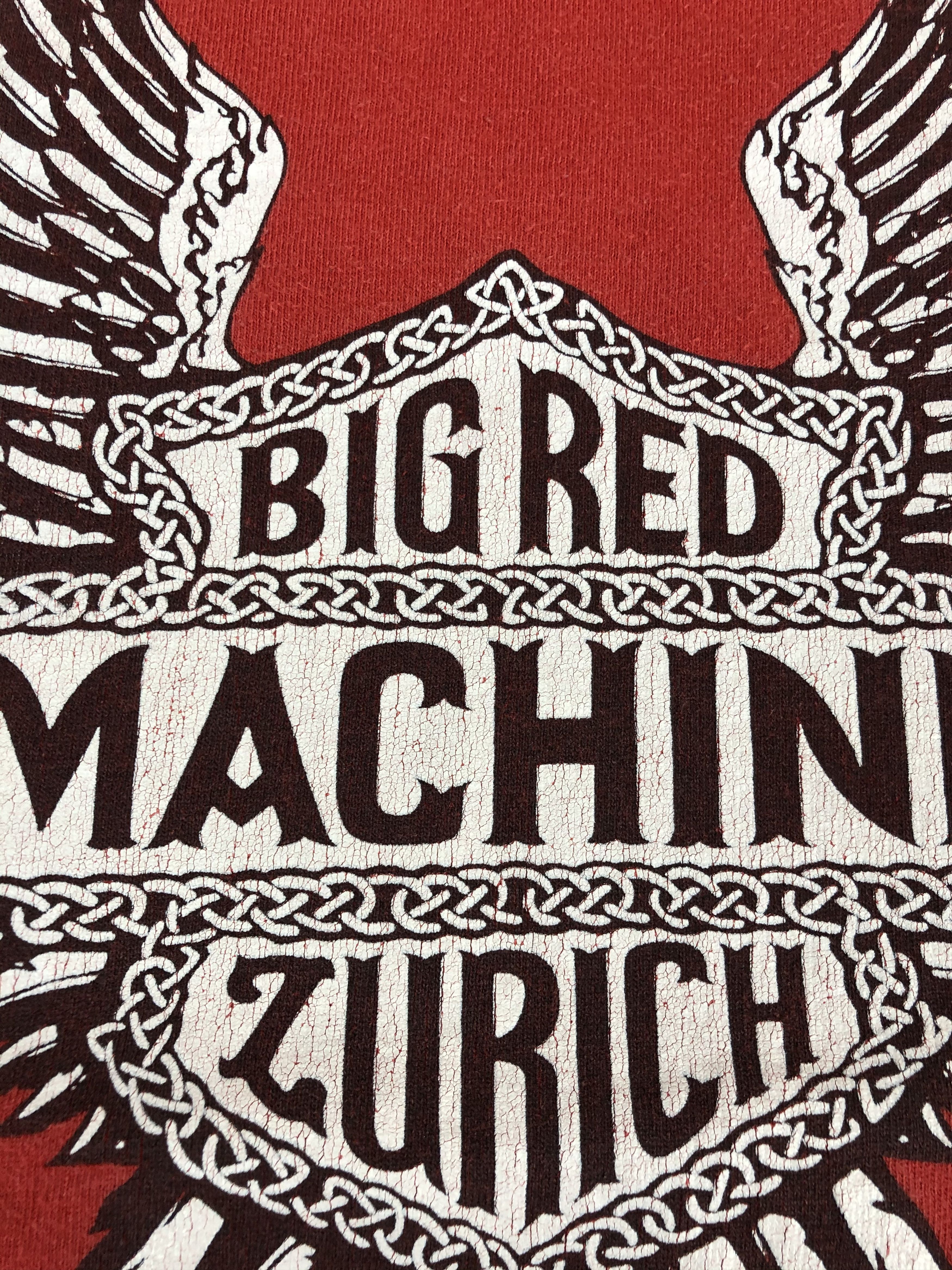 Harley Davidson Vintage 90s Big Red Machine Zurich Support 81 Hells Angels Size US L / EU 52-54 / 3 - 4 Thumbnail