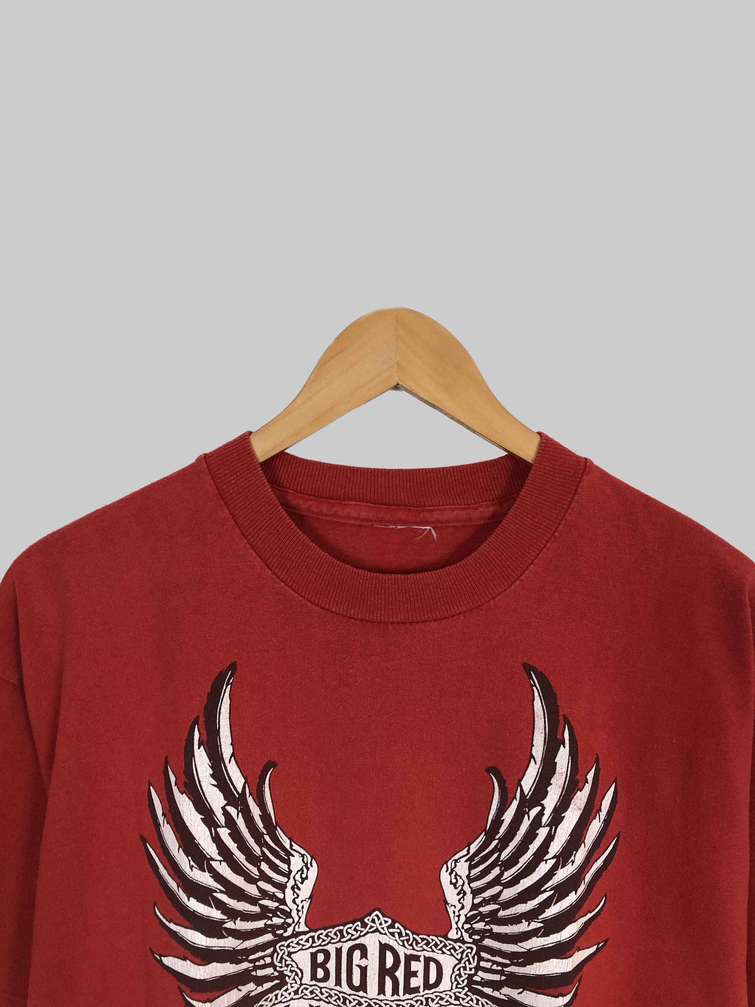 Harley Davidson Vintage 90s Big Red Machine Zurich Support 81 Hells Angels Size US L / EU 52-54 / 3 - 2 Thumbnail