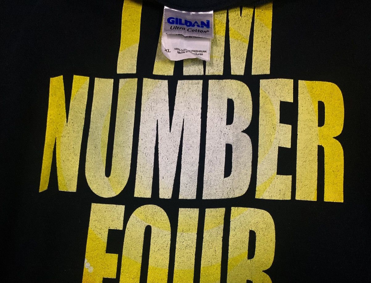 Other Rare Design Movie Action I Am Number Four T-shirt 2000s Size US XL / EU 56 / 4 - 5 Thumbnail