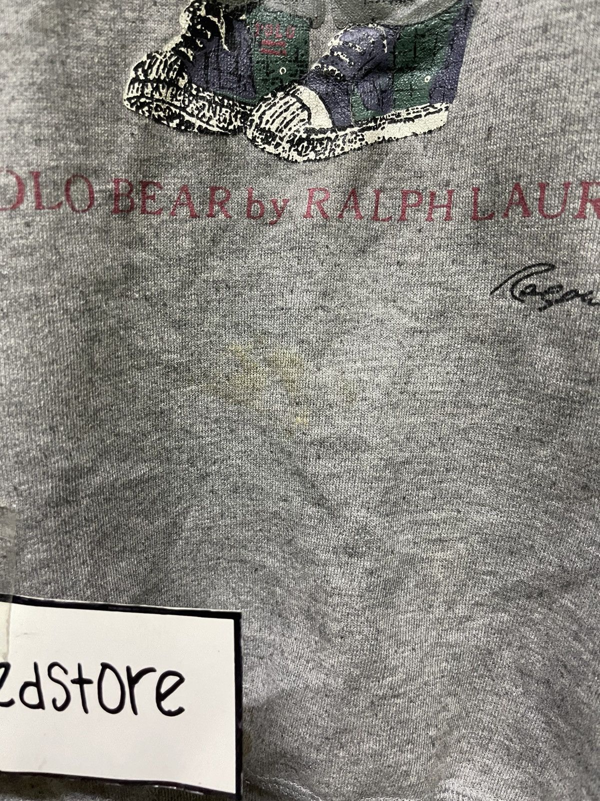 Vintage Vintage polo bear ralph lauren basketball sweatshirt Size US M / EU 48-50 / 2 - 5 Thumbnail