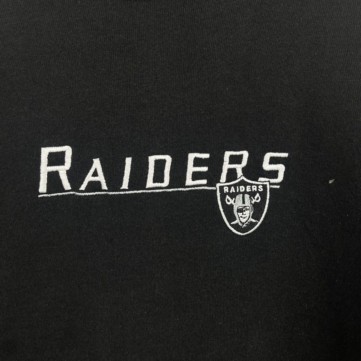 Vintage Vintage Raiders Black Sweatshirt Size US XL / EU 56 / 4 - 7 Thumbnail