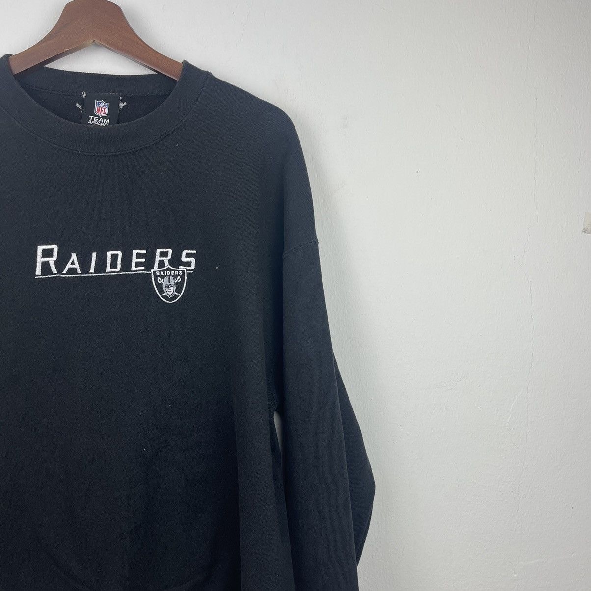 Vintage Vintage Raiders Black Sweatshirt Size US XL / EU 56 / 4 - 3 Thumbnail