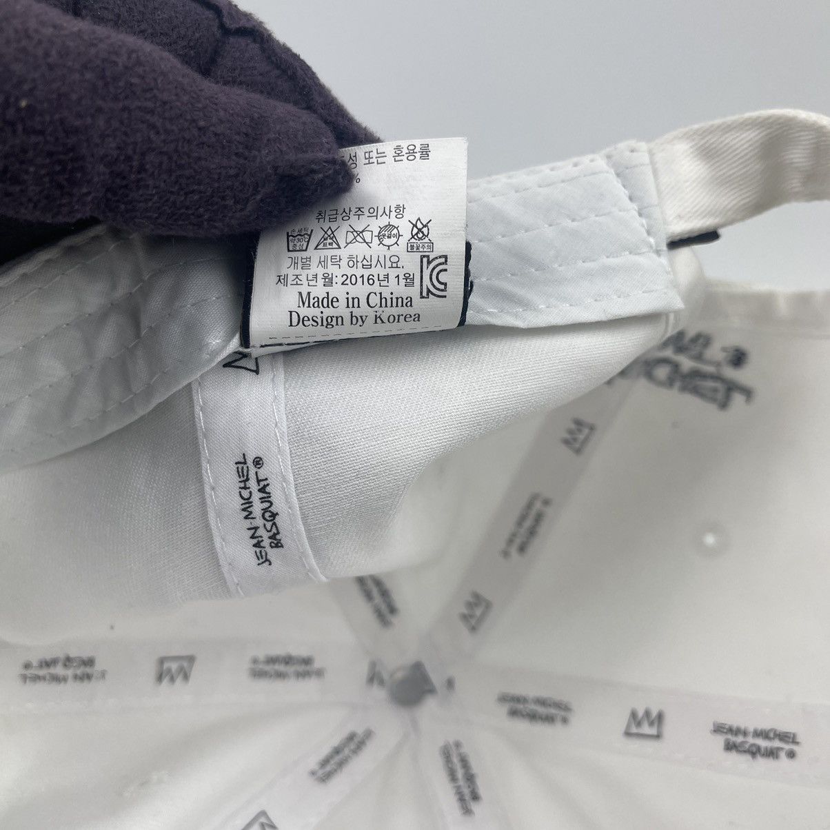 Jean-Michel Basquiat Jean Michel Basquiat dextrose white hat Size ONE SIZE - 16 Thumbnail