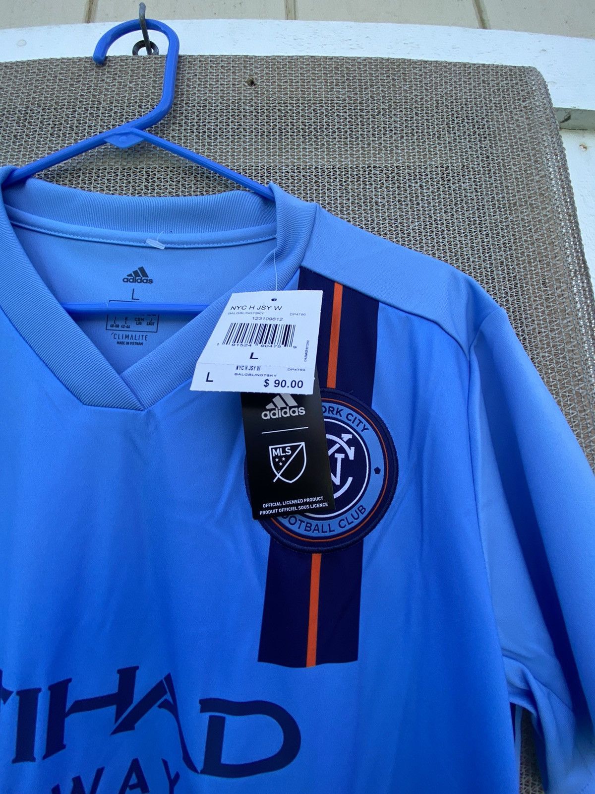Nike NYFC soccer jersey. Brand New With Tags Size L / US 10 / IT 46 - 4 Thumbnail
