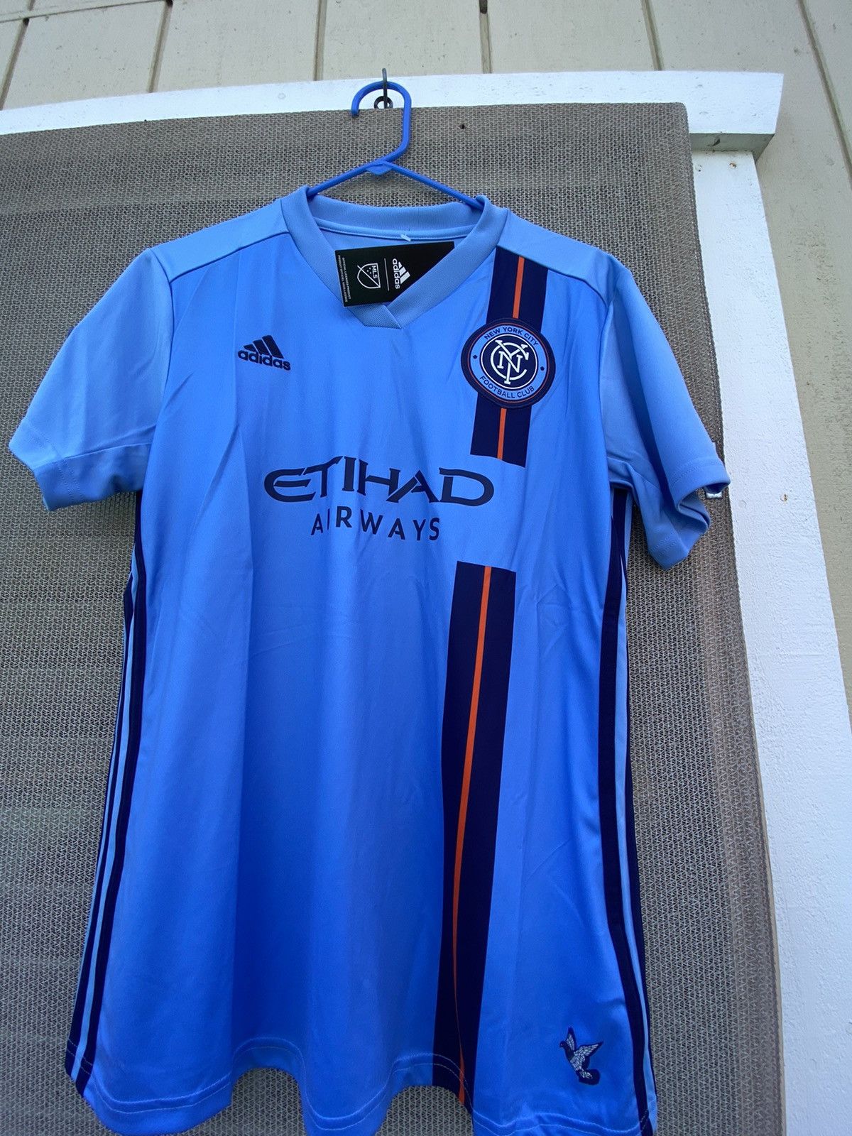 Nike NYFC soccer jersey. Brand New With Tags Size L / US 10 / IT 46 - 2 Thumbnail