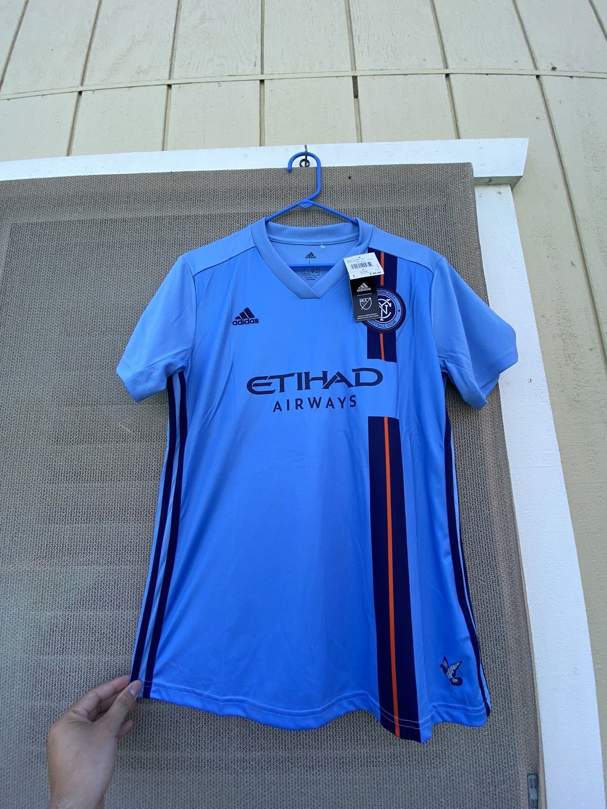 Nike NYFC soccer jersey. Brand New With Tags Size L / US 10 / IT 46 - 1 Thumbnail