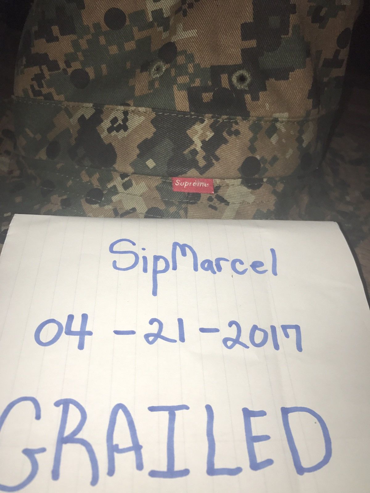 Supreme Comme des Garcons Dot Digi Bucket Hat