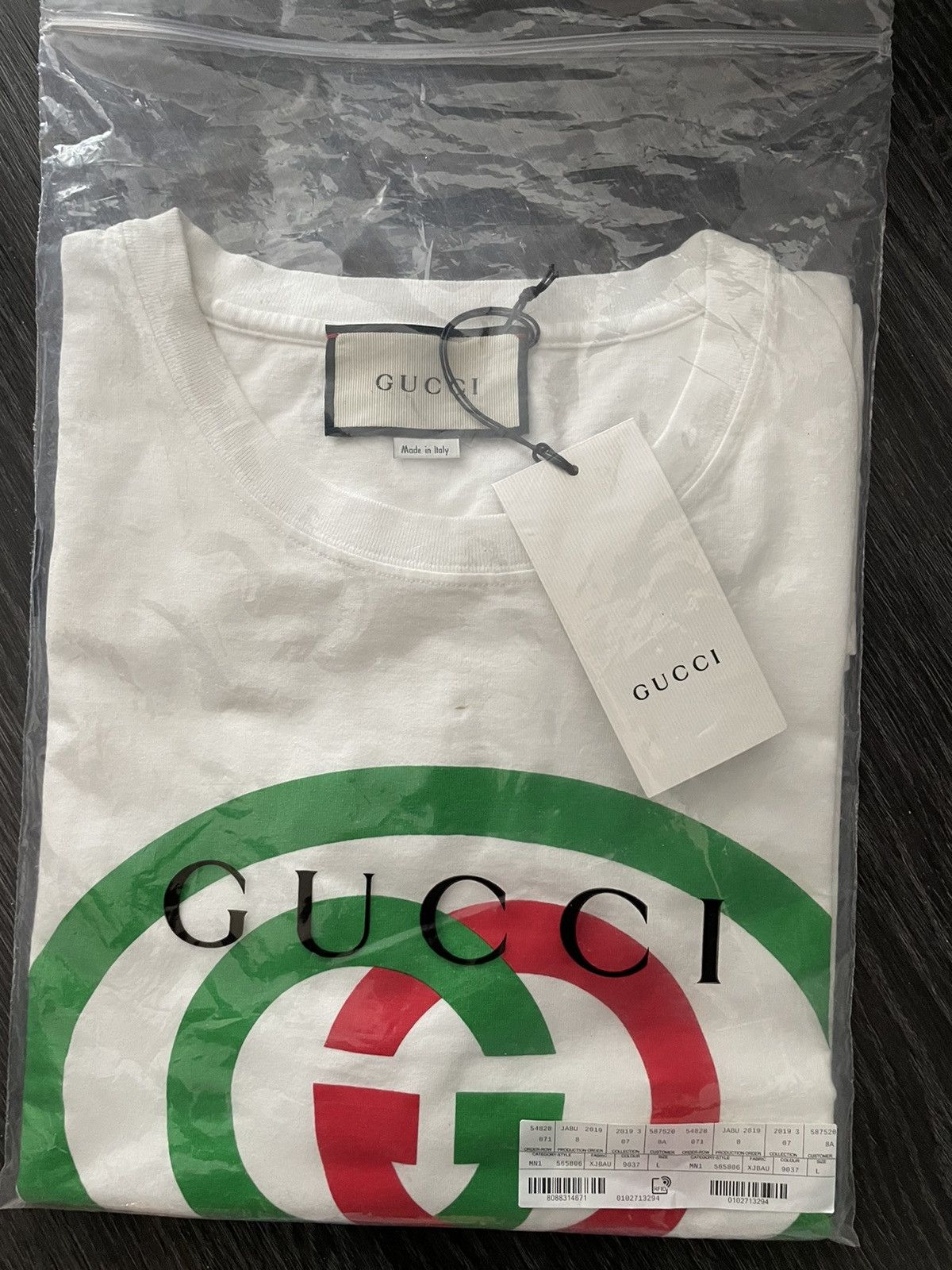 Gucci New Super Limited Gucci Runway Interlocking GG Logo T-shirt Size US L / EU 52-54 / 3 - 5 Thumbnail